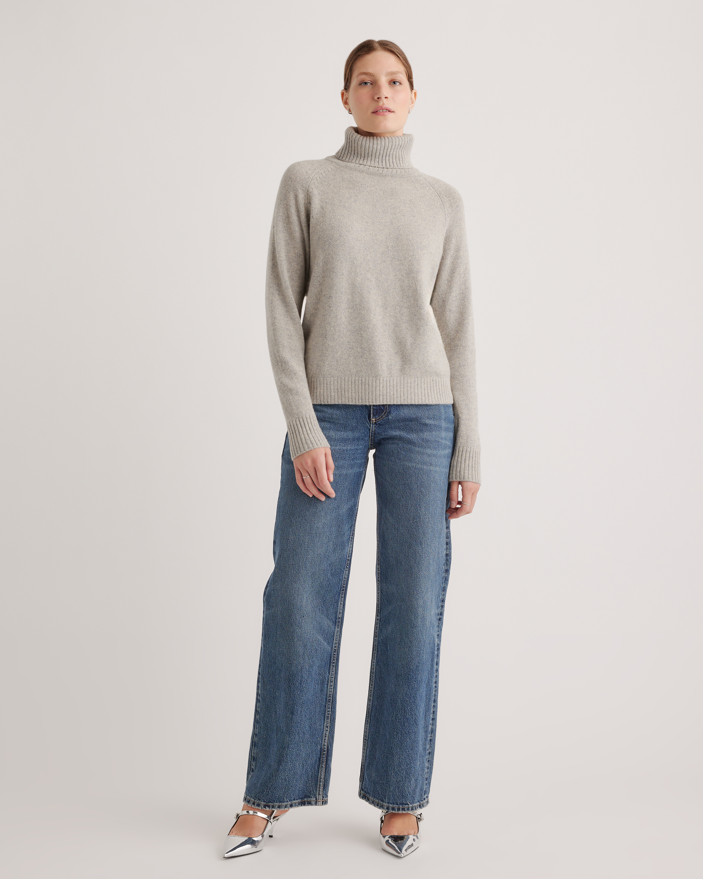 100% Yak Wool Turtleneck Sweater — Image 5