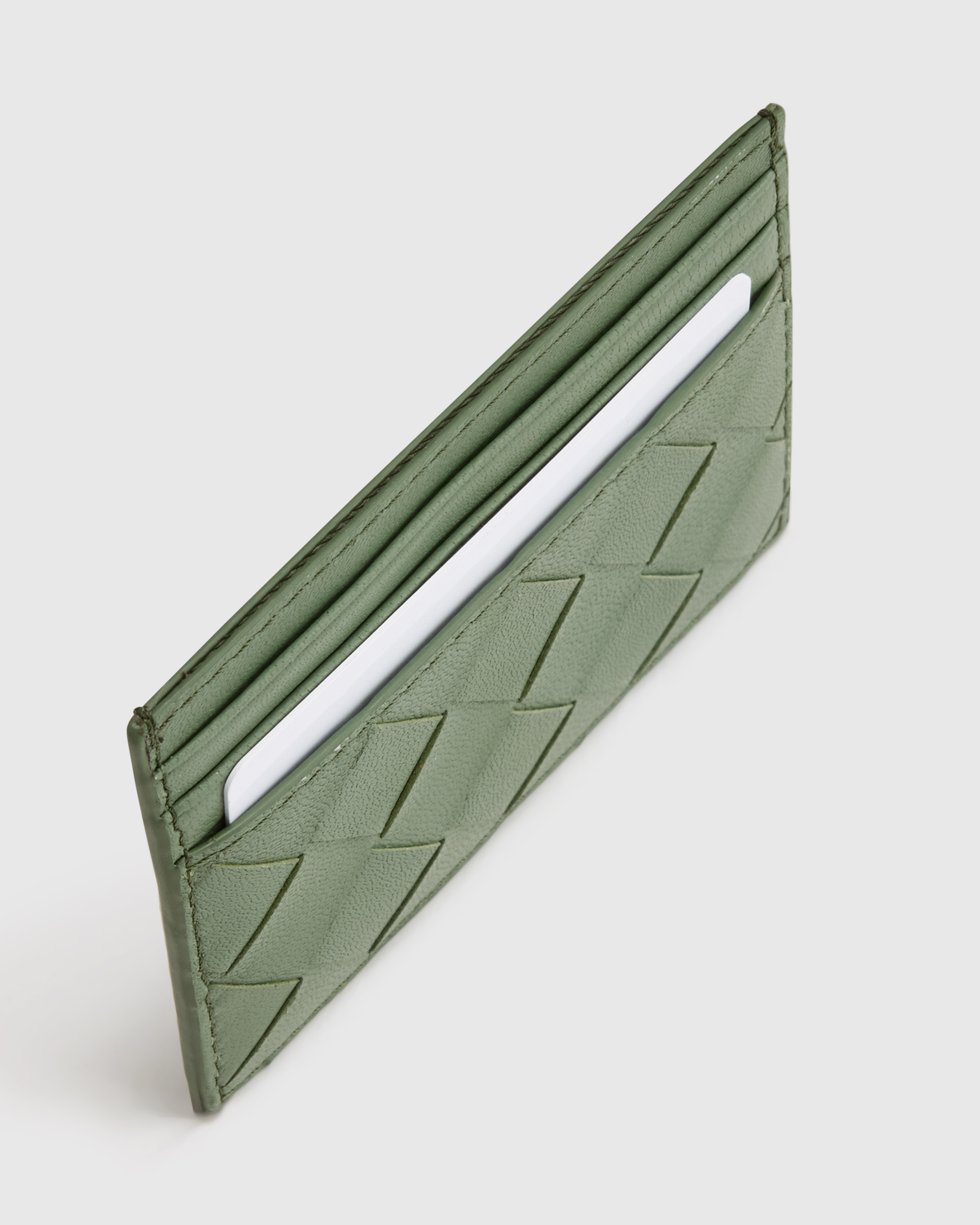 Italian Handwoven Leather Small Card Case — Image 15