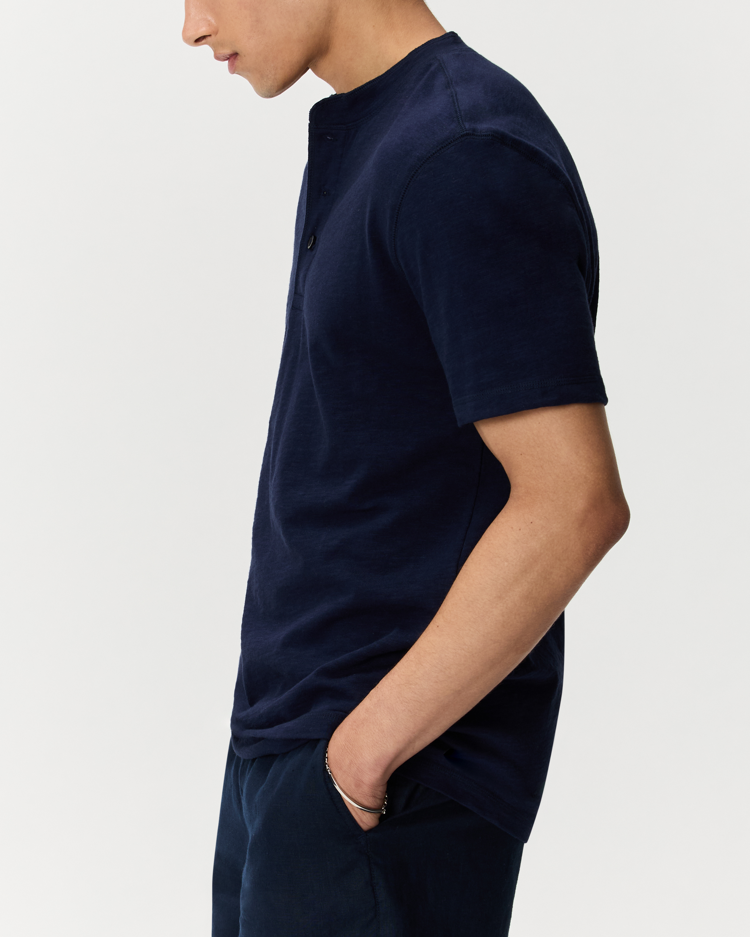 Men's Organic Cotton Slub Henley Tee 3 Pack Bundle — Image 4