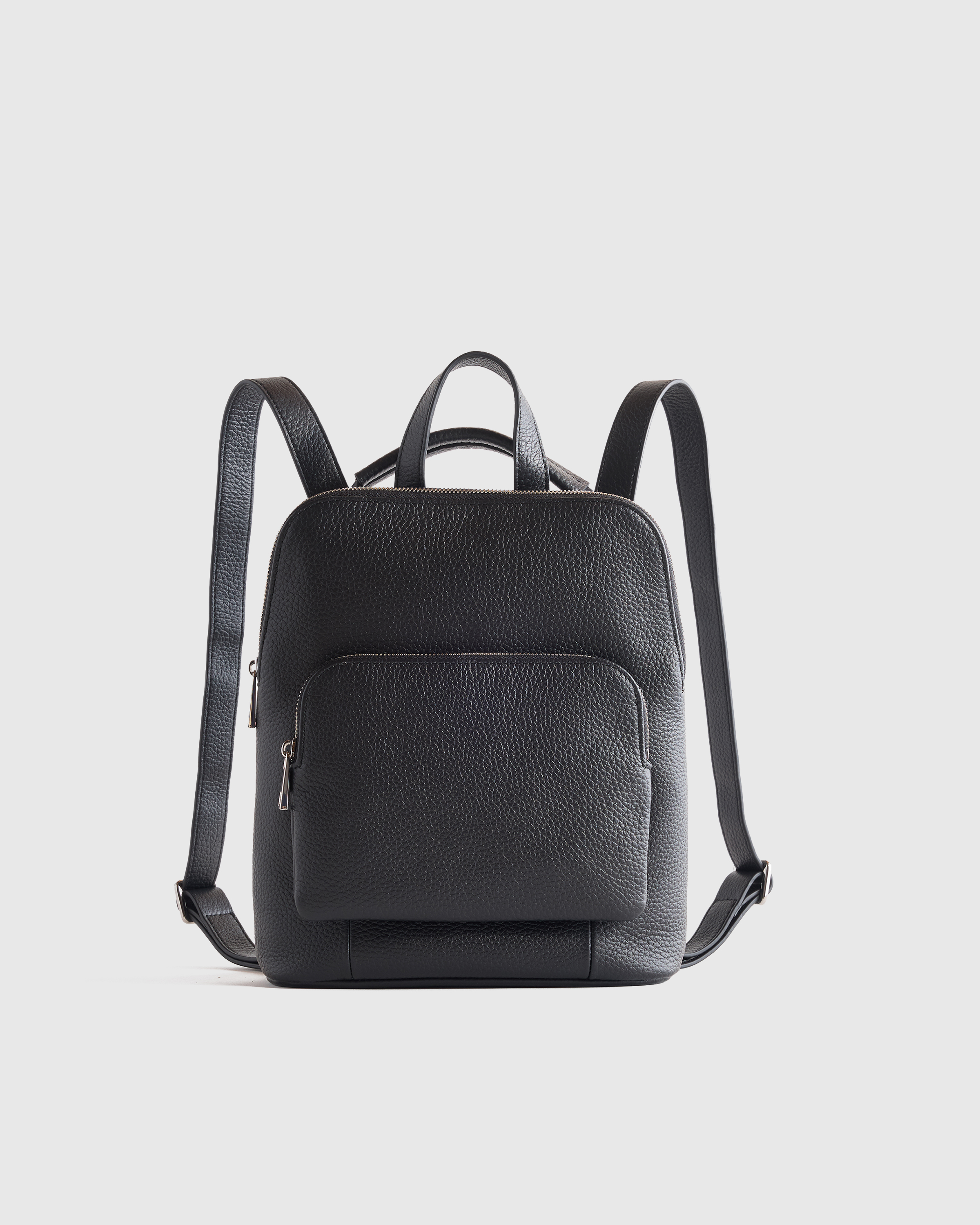 Italian Leather Mini Convertible Backpack — Image 14