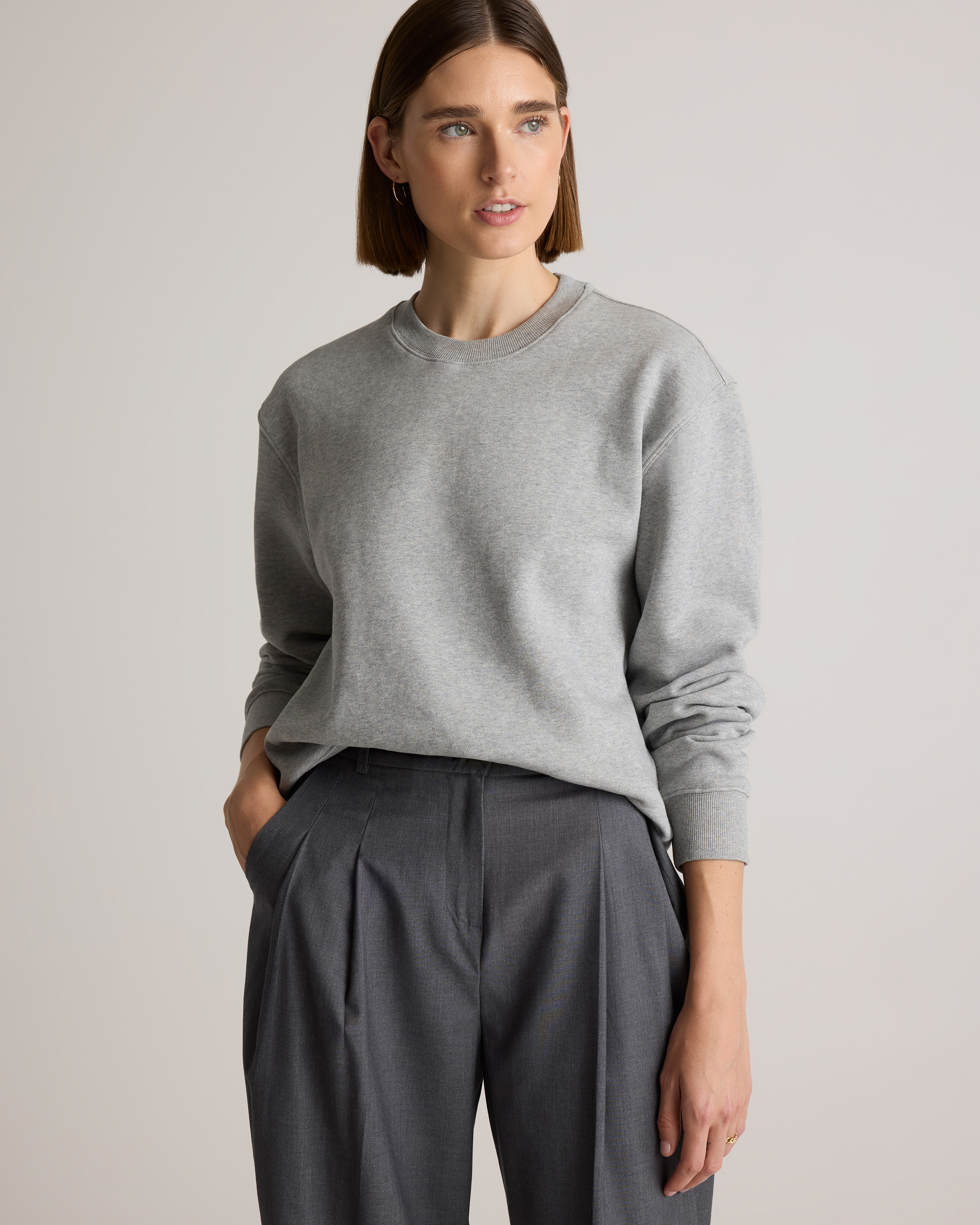 Organic Heavyweight Fleece Crew — Image 4