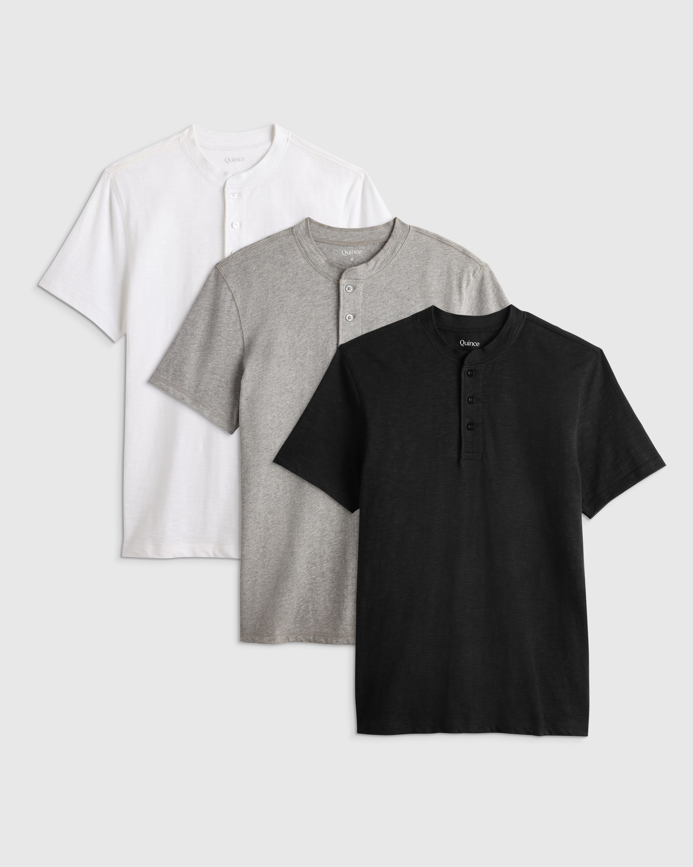 Men's Organic Cotton Slub Henley Tee 3 Pack Bundle — Image 6