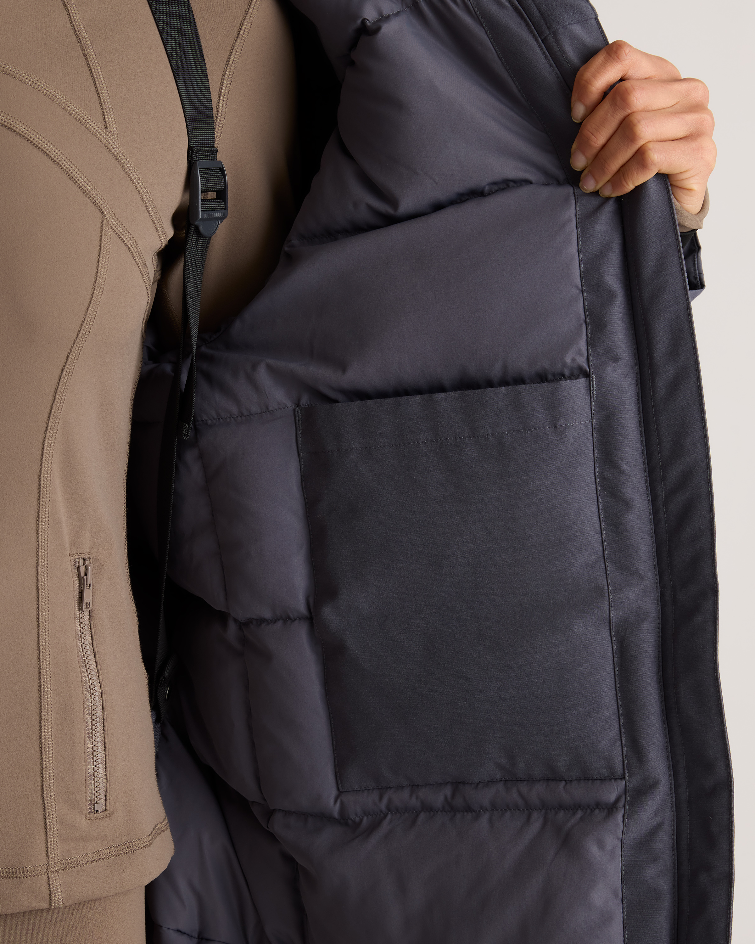 Responsible Down Hooded Long Parka — Image 9