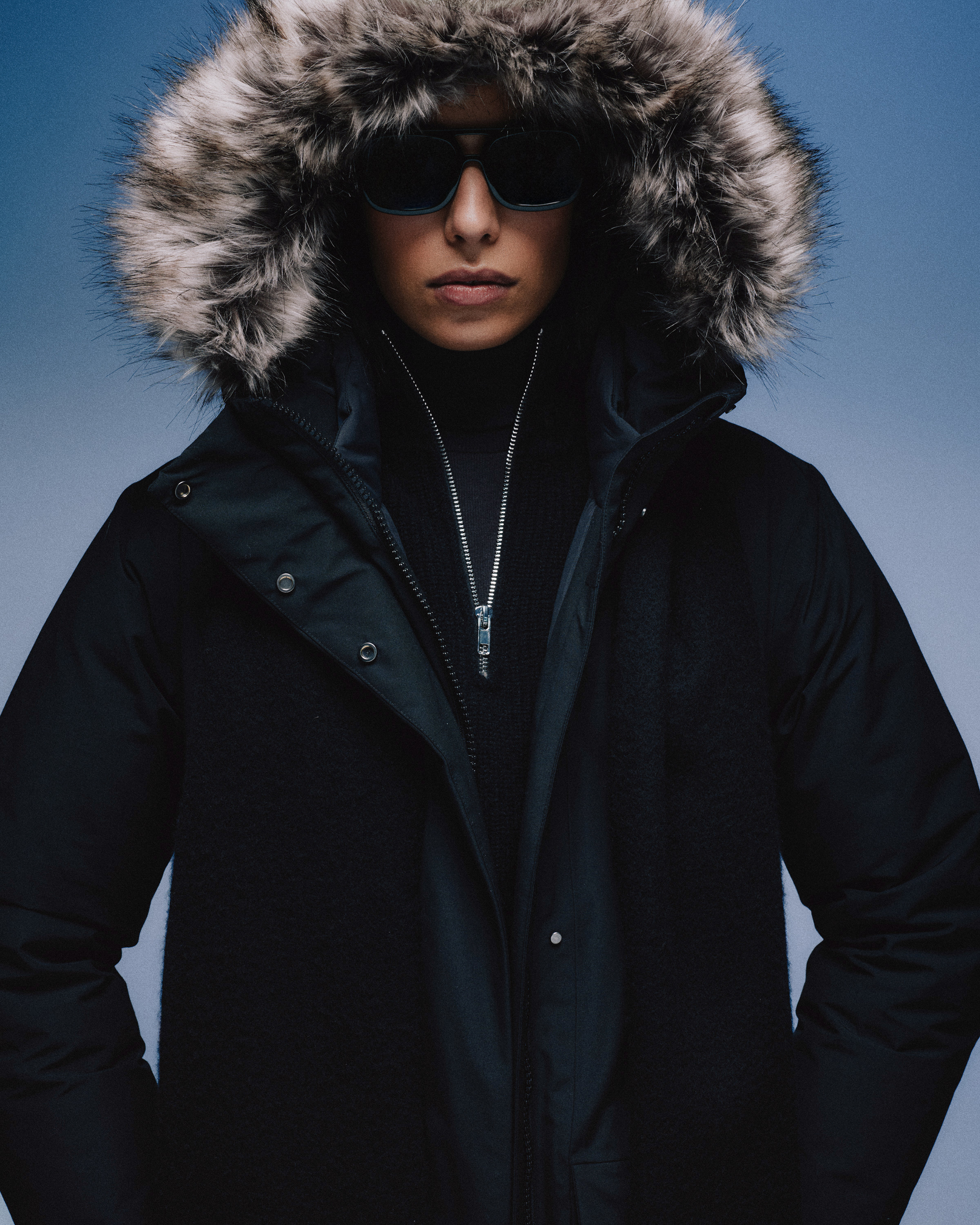 Responsible Down Hooded Long Parka — Image 7