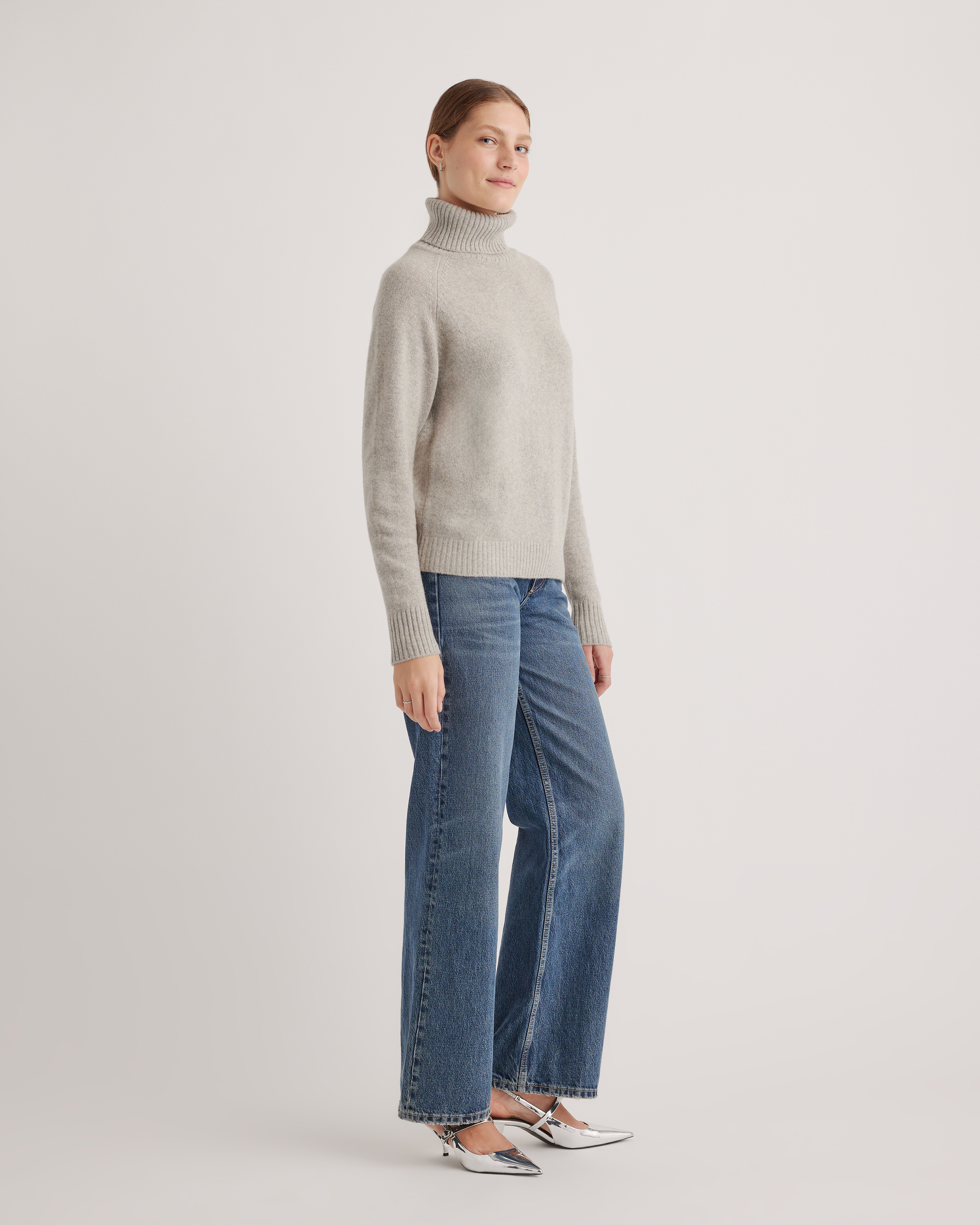 100% Yak Wool Turtleneck Sweater — Image 15