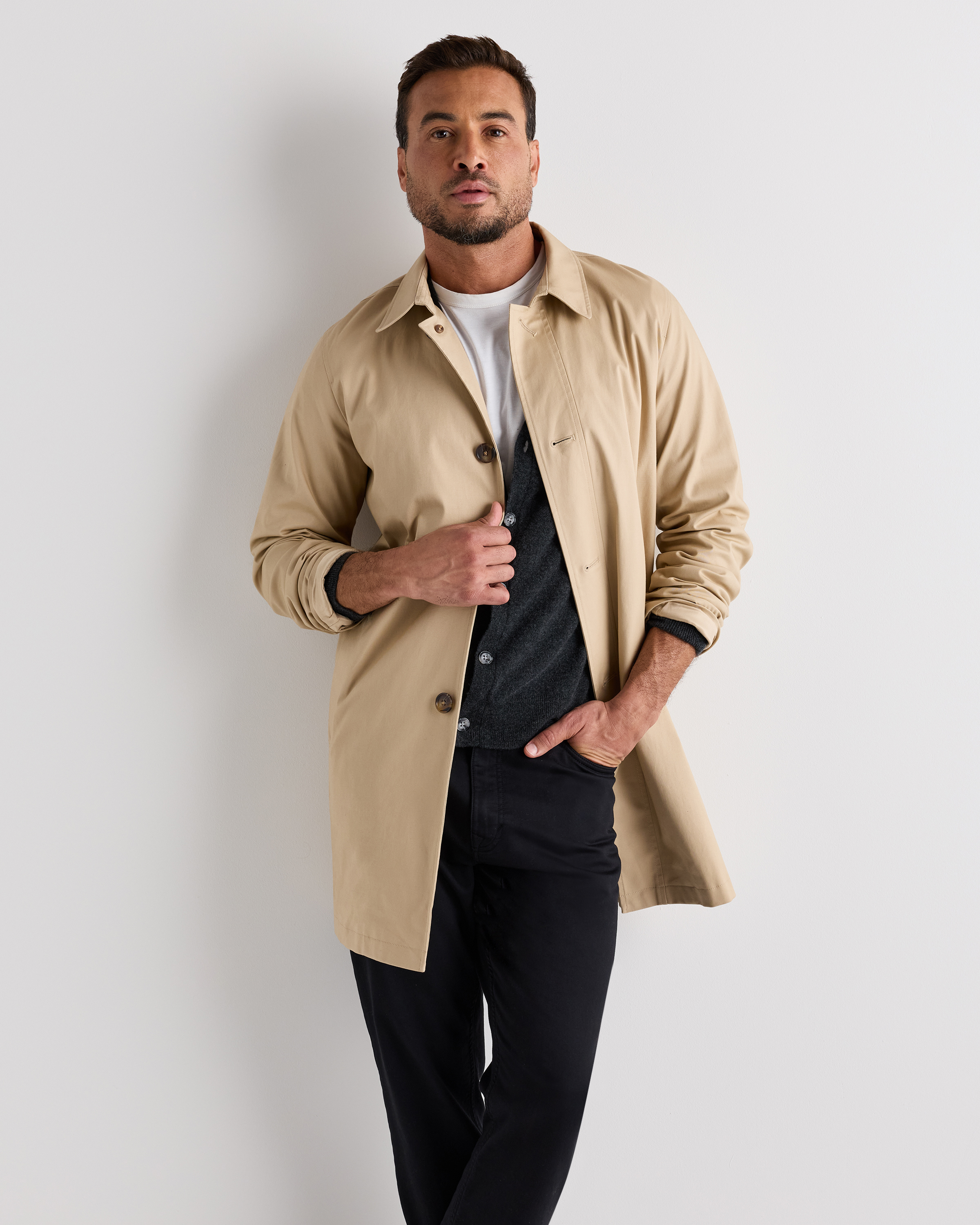 Comfort Stretch Trench Coat — Image 9