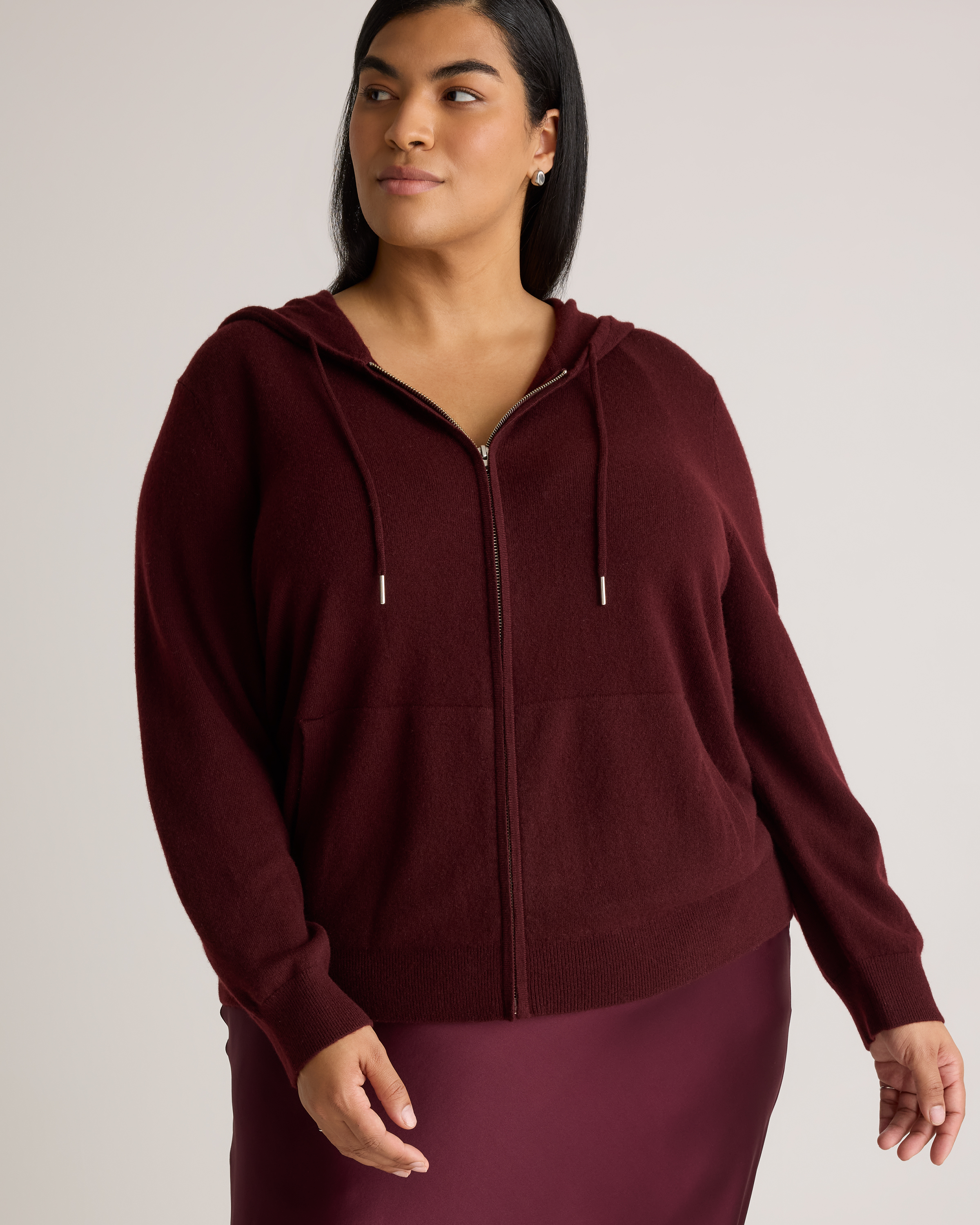 Mongolian Cashmere Full-Zip Hoodie — Image 6