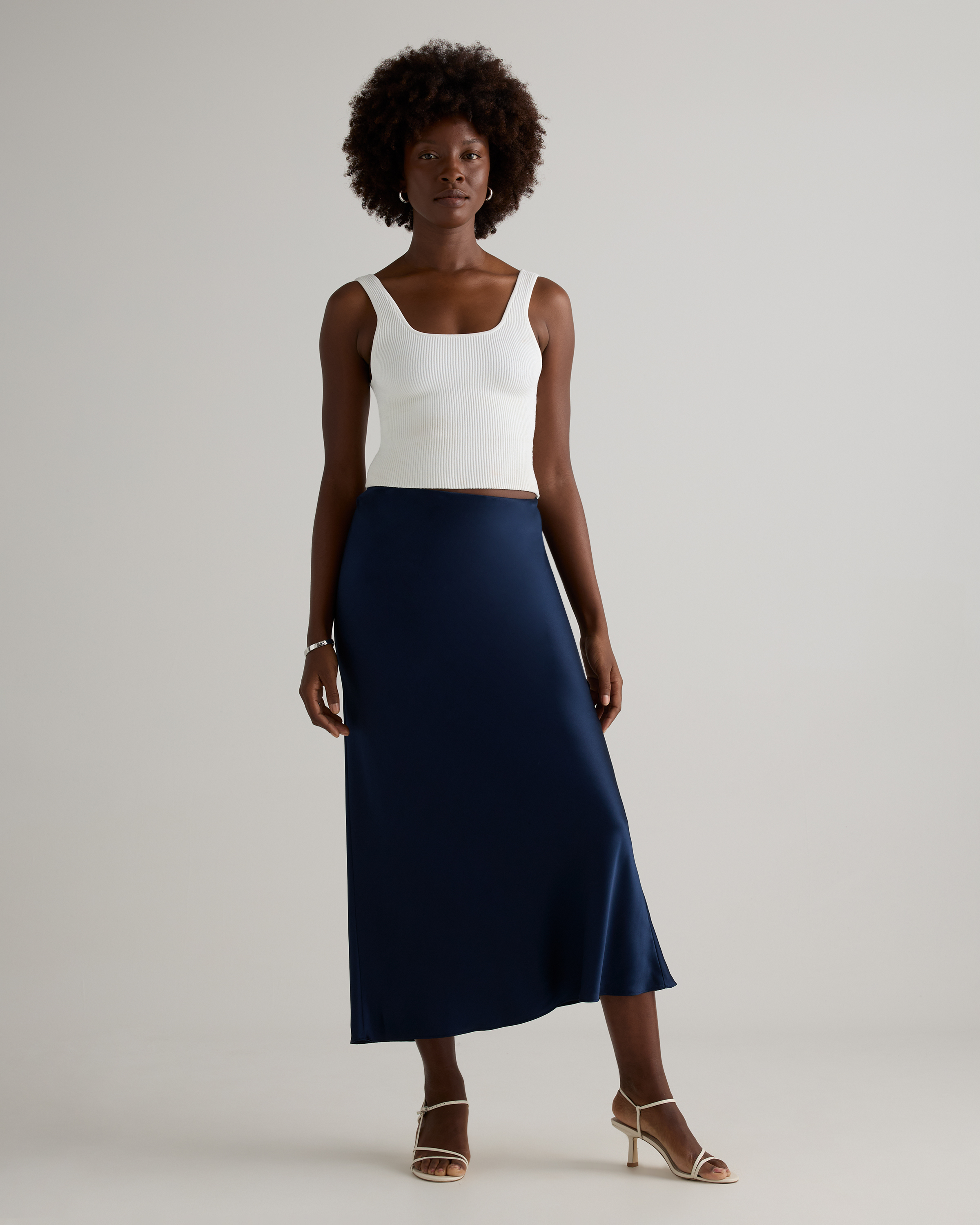 100% Washable Silk Maxi Skirt — Image 21
