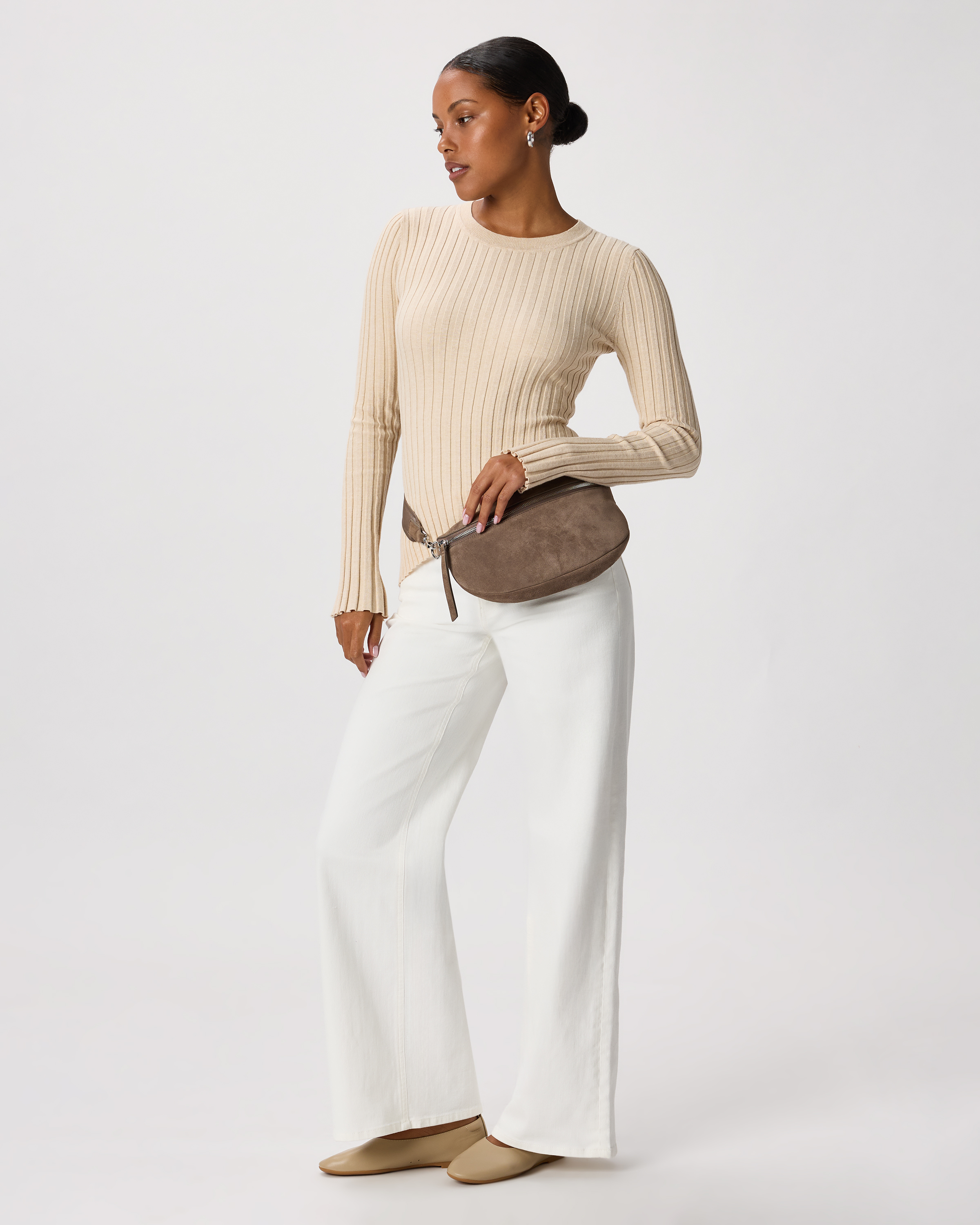 Italian Suede Sling Bag — Image 24