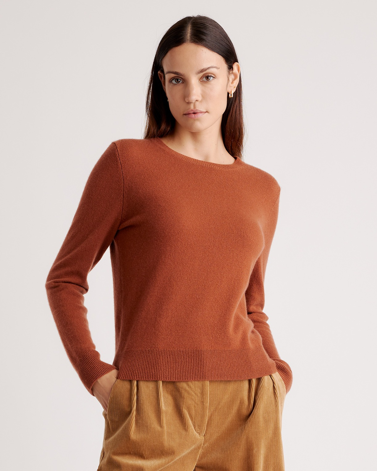Mongolian Spring Cashmere Crewneck Sweater — Image 43
