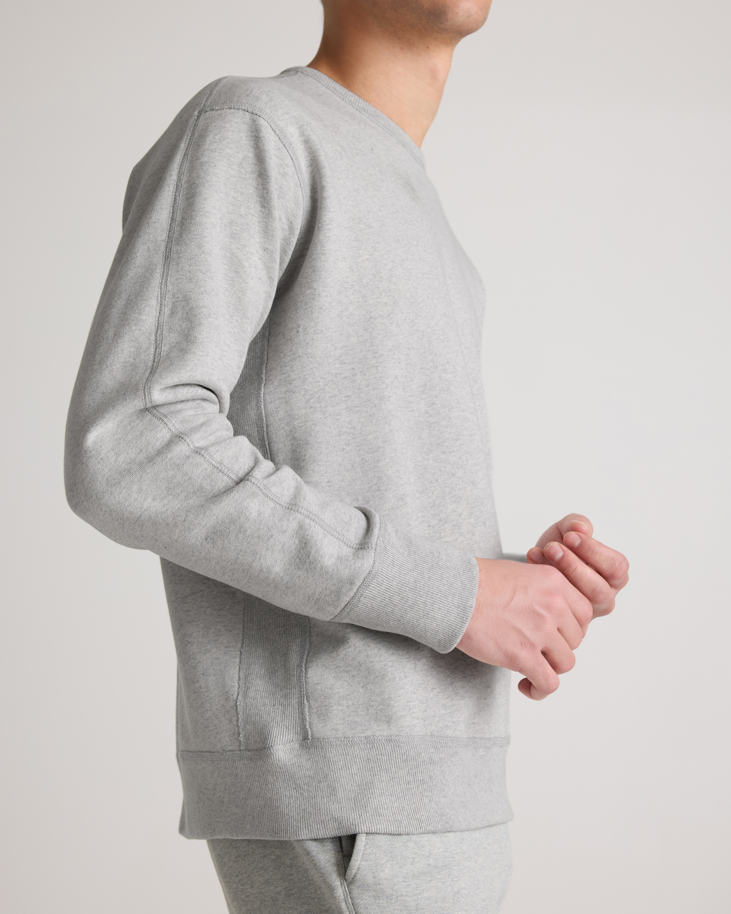 Organic Midweight French Terry Crewneck — Image 4