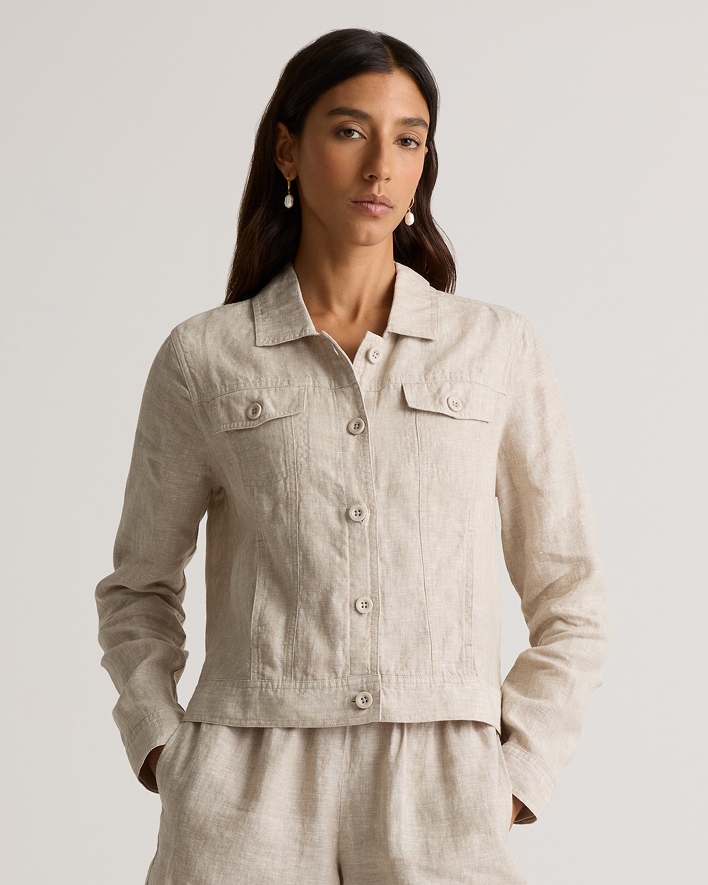 100% European Linen Jacket — Image 14
