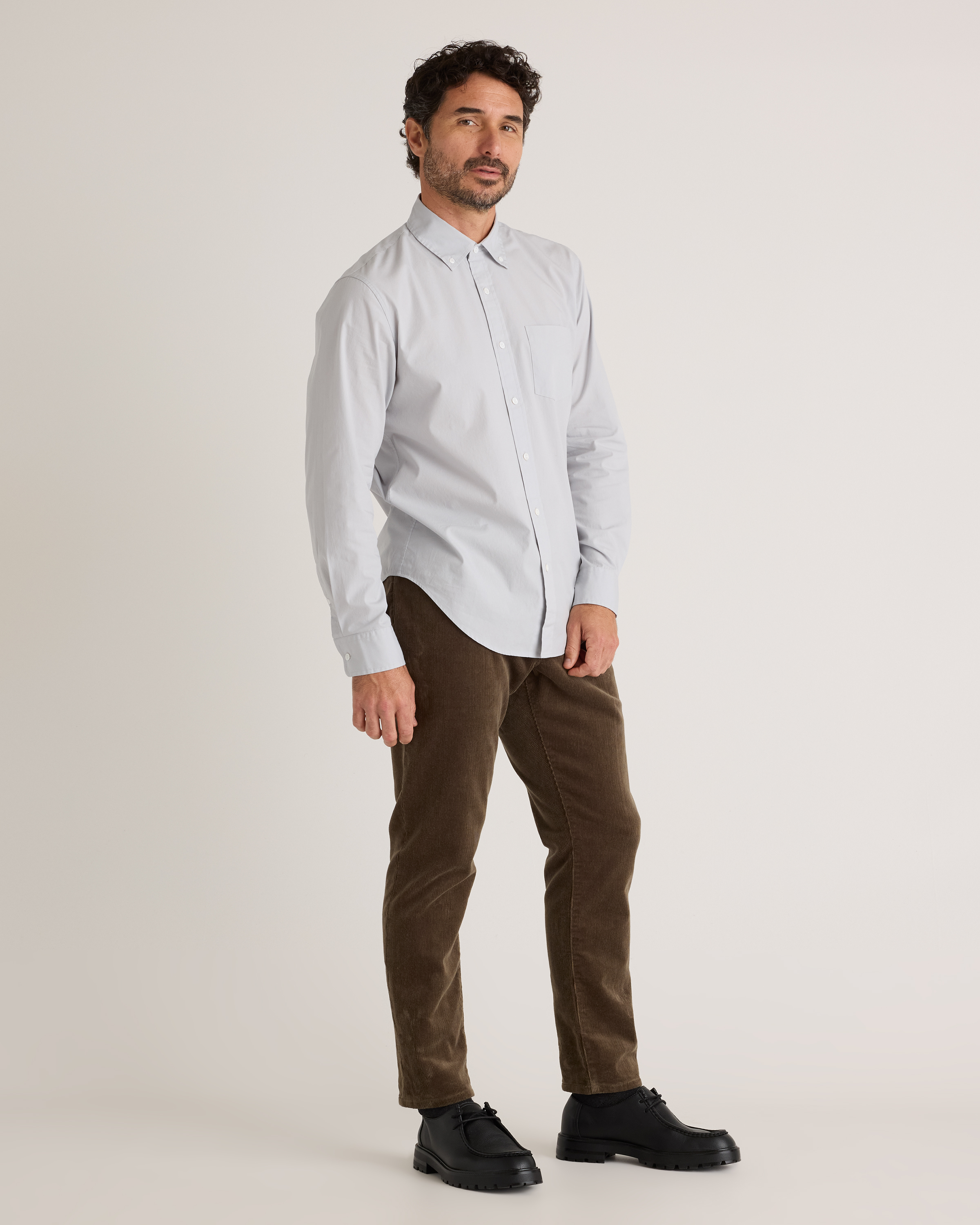 Organic Cotton Stretch Poplin Shirt — Image 17