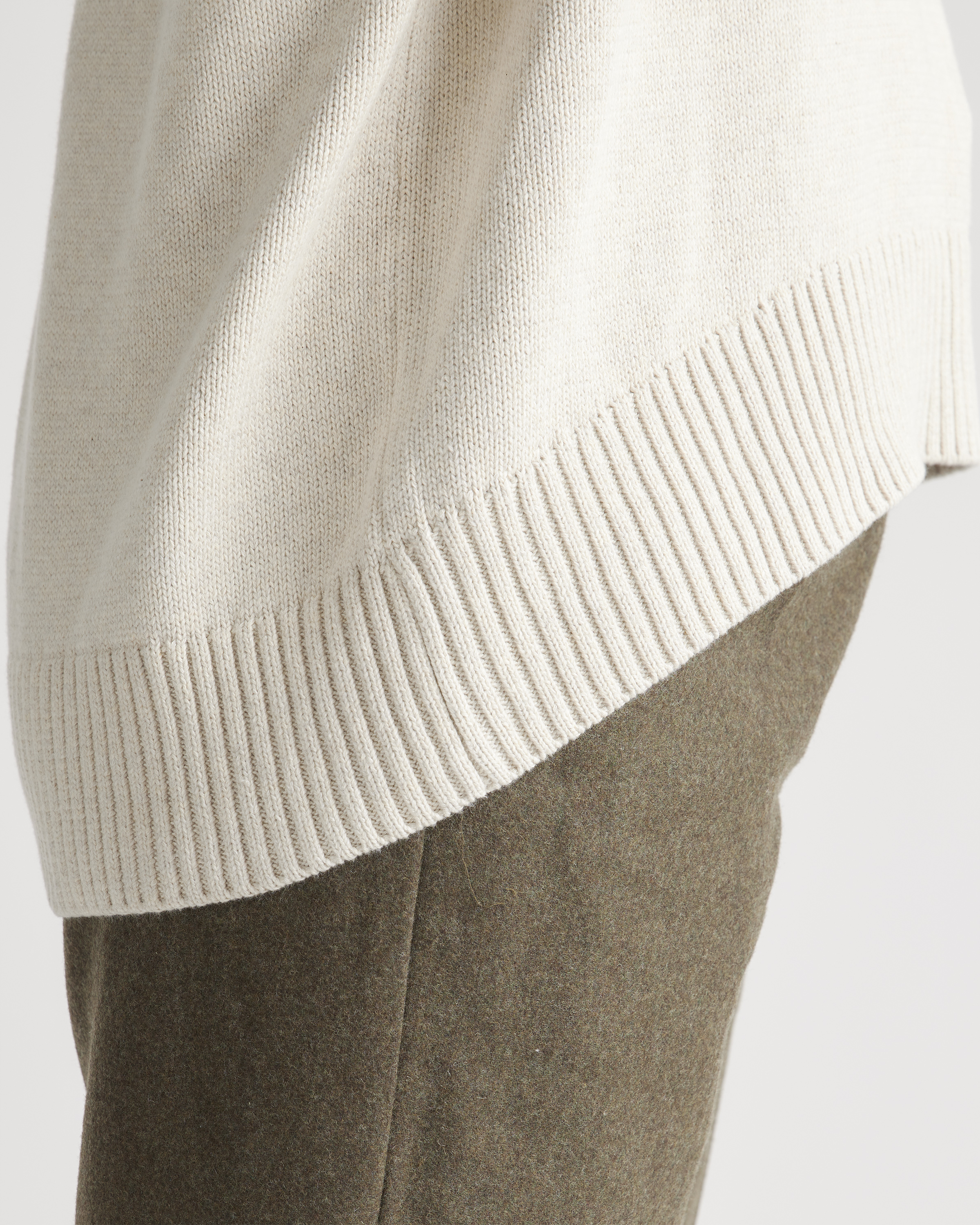 100% Organic Cotton Boyfriend Crew Sweater — Image 3