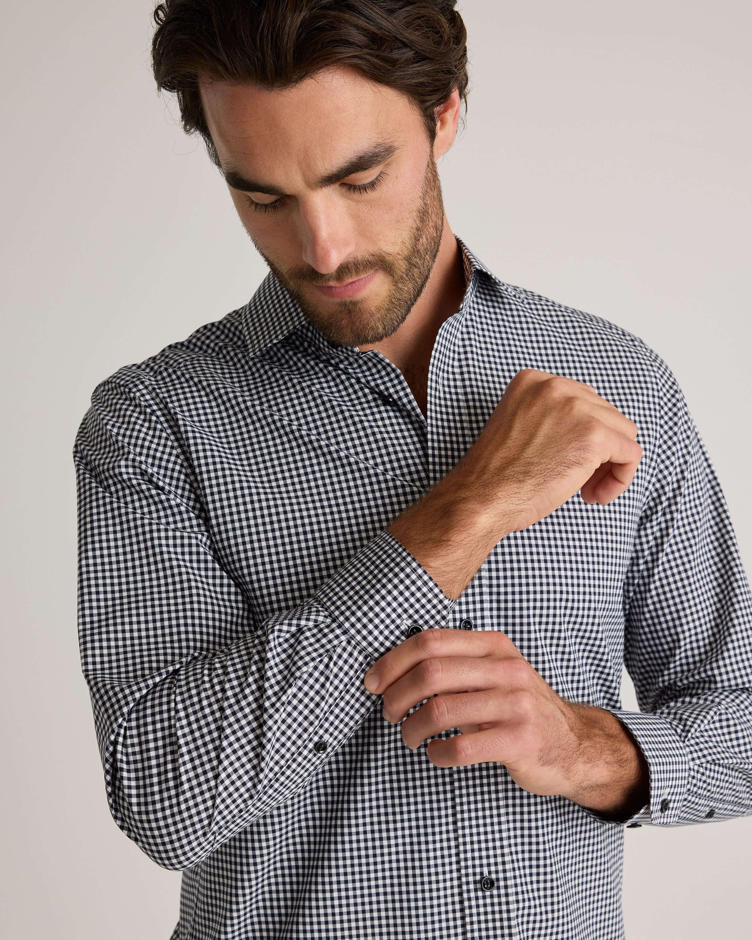 Organic Cotton Stretch Poplin Dress Shirt — Image 6