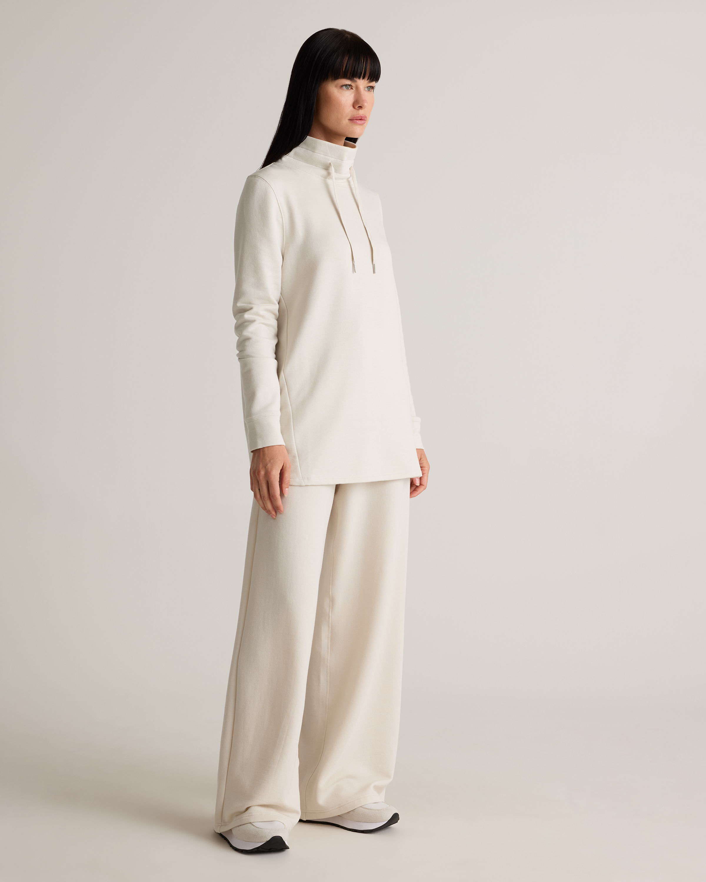 SuperSoft Fleece Mock Neck Pullover — Image 7