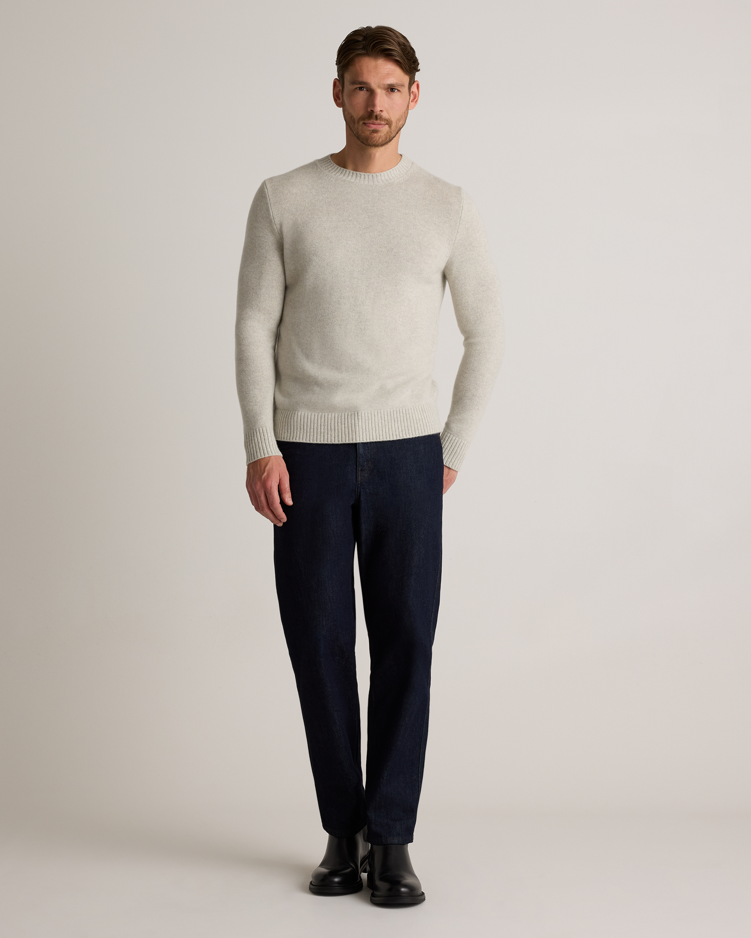 Luxe Baby Cashmere Crewneck Sweater — Image 9
