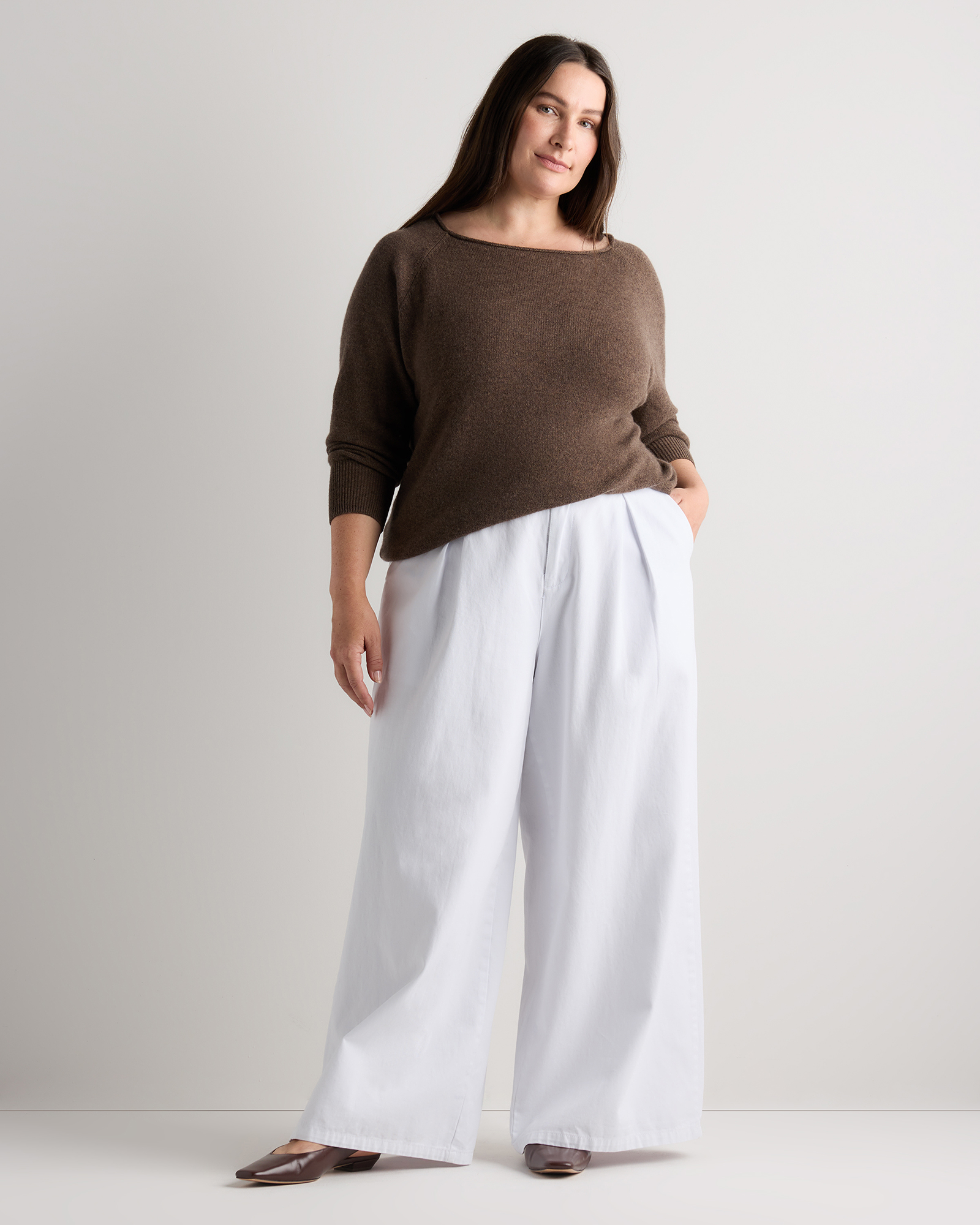 Mongolian Cashmere Boatneck Sweater — Image 22