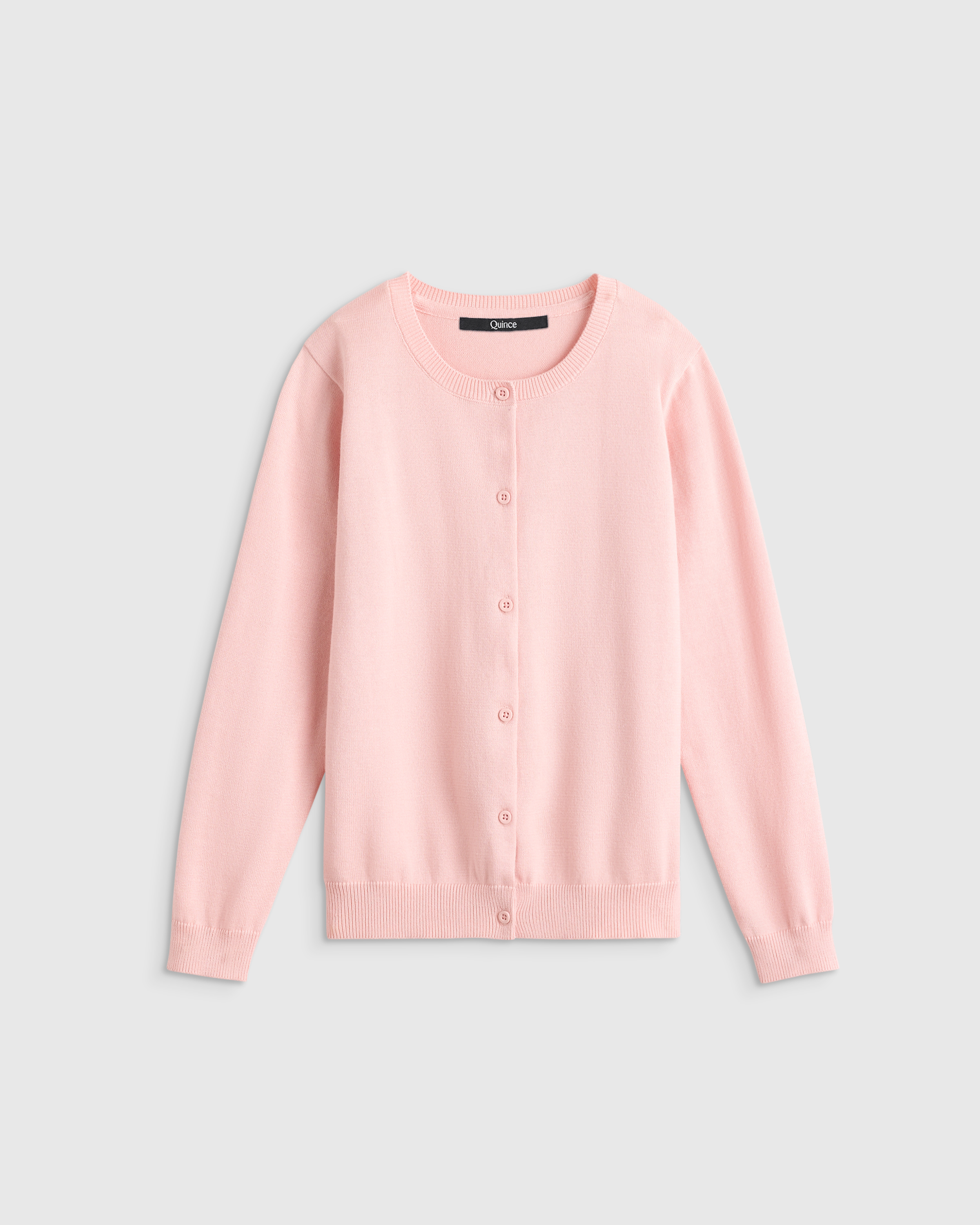 100% Organic Cotton Crewneck Cardigan — Image 13