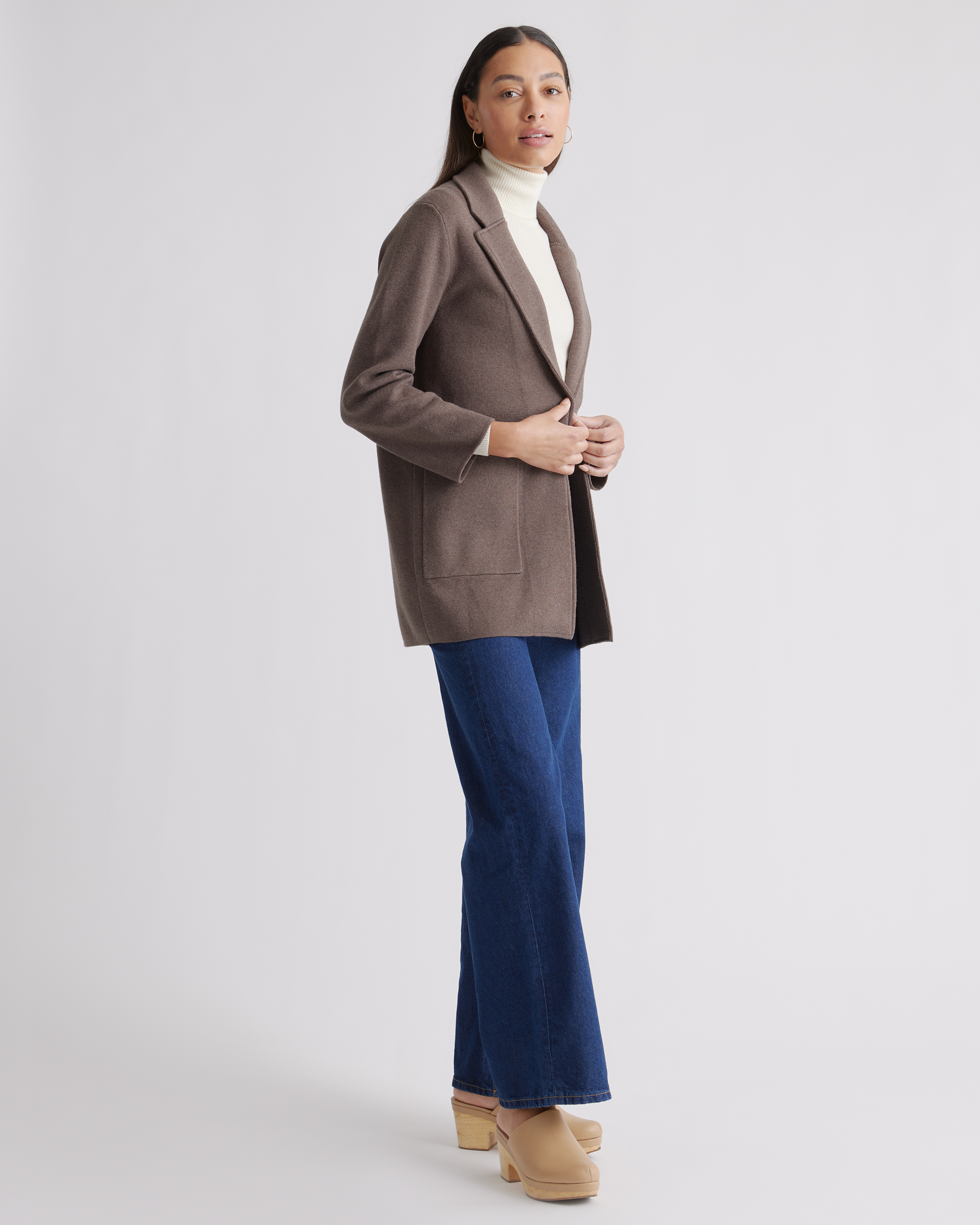 100% Organic Cotton Knit Blazer — Image 27