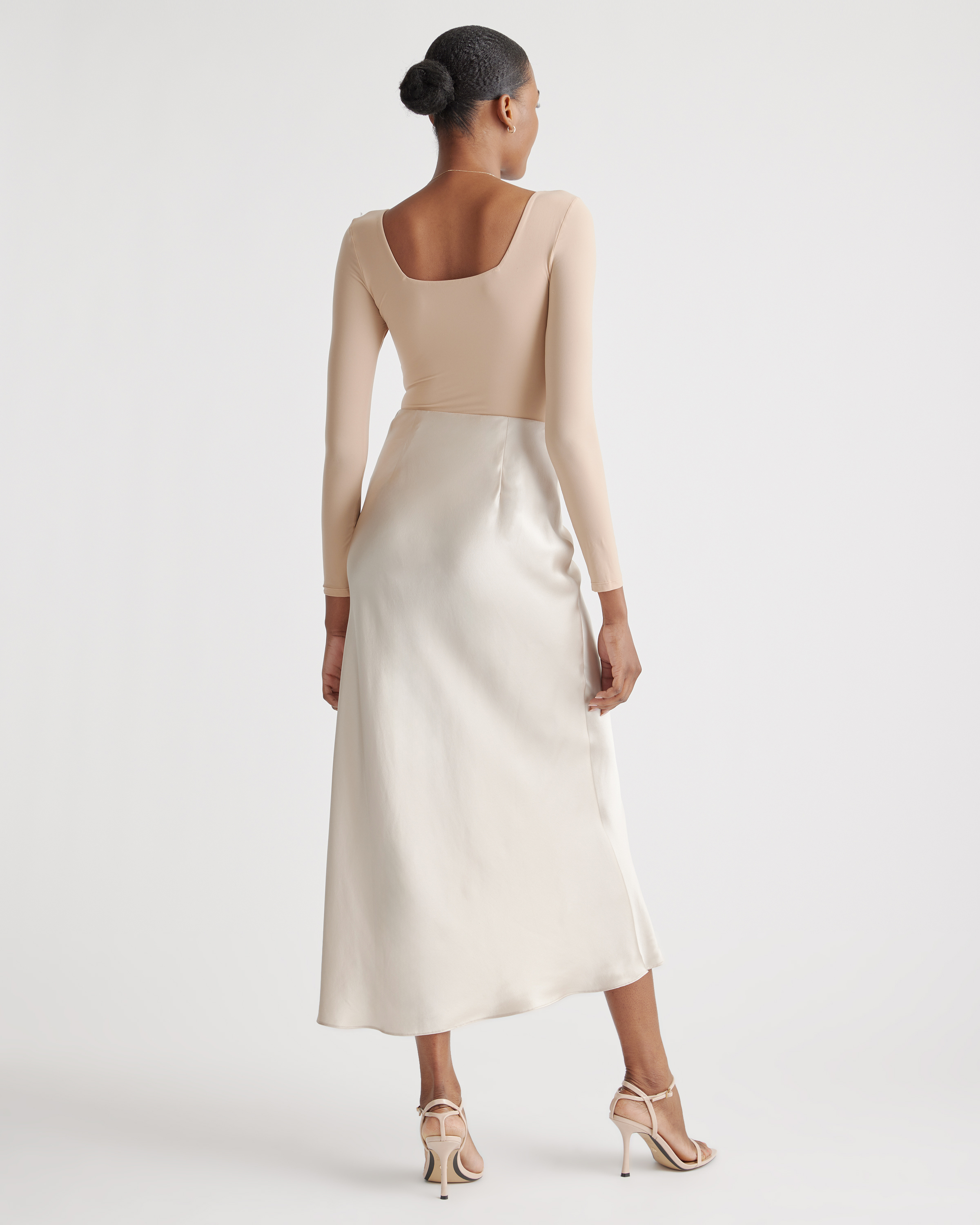 100% Washable Silk Maxi Skirt — Image 35