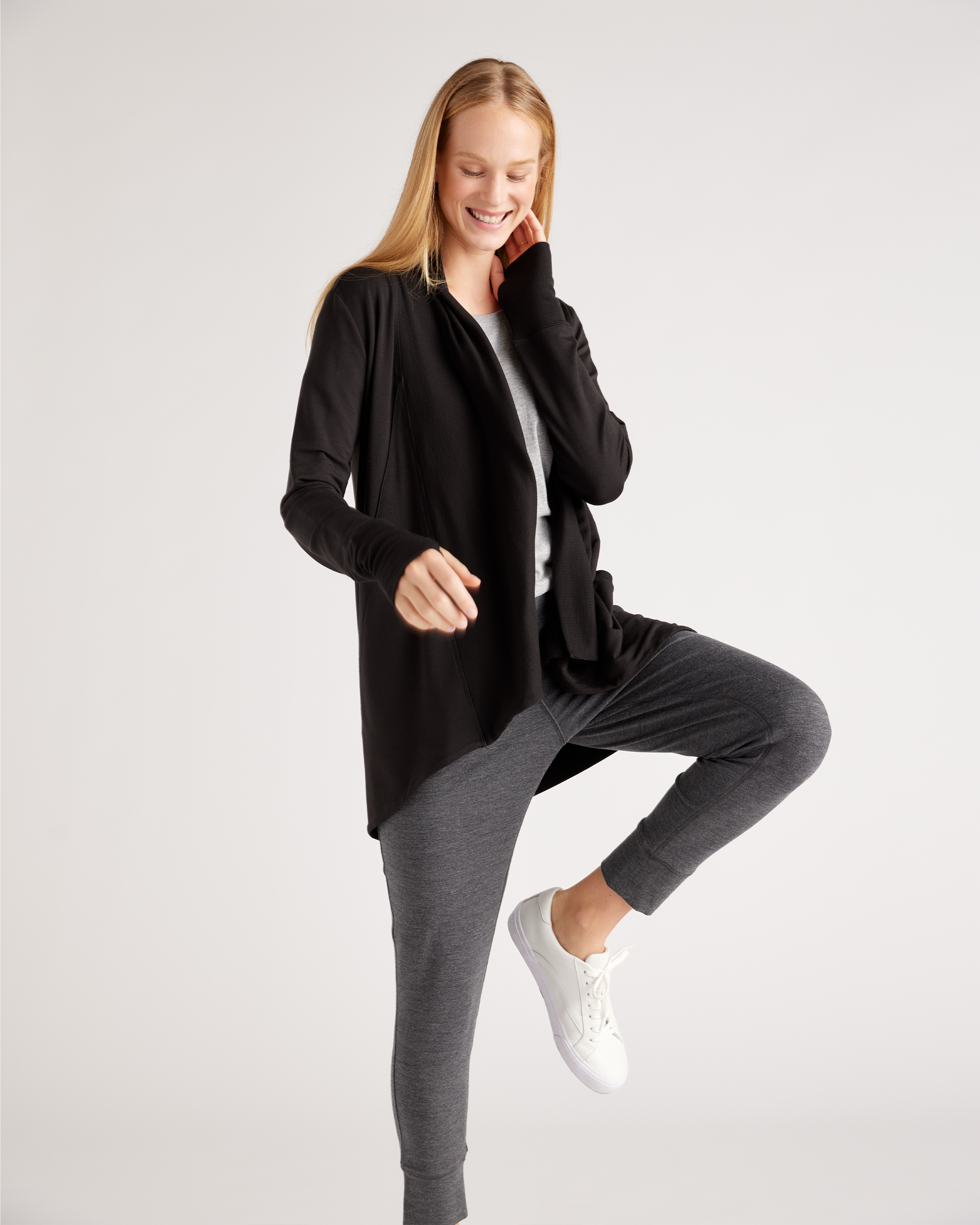 French Terry Modal Cardigan — Image 10