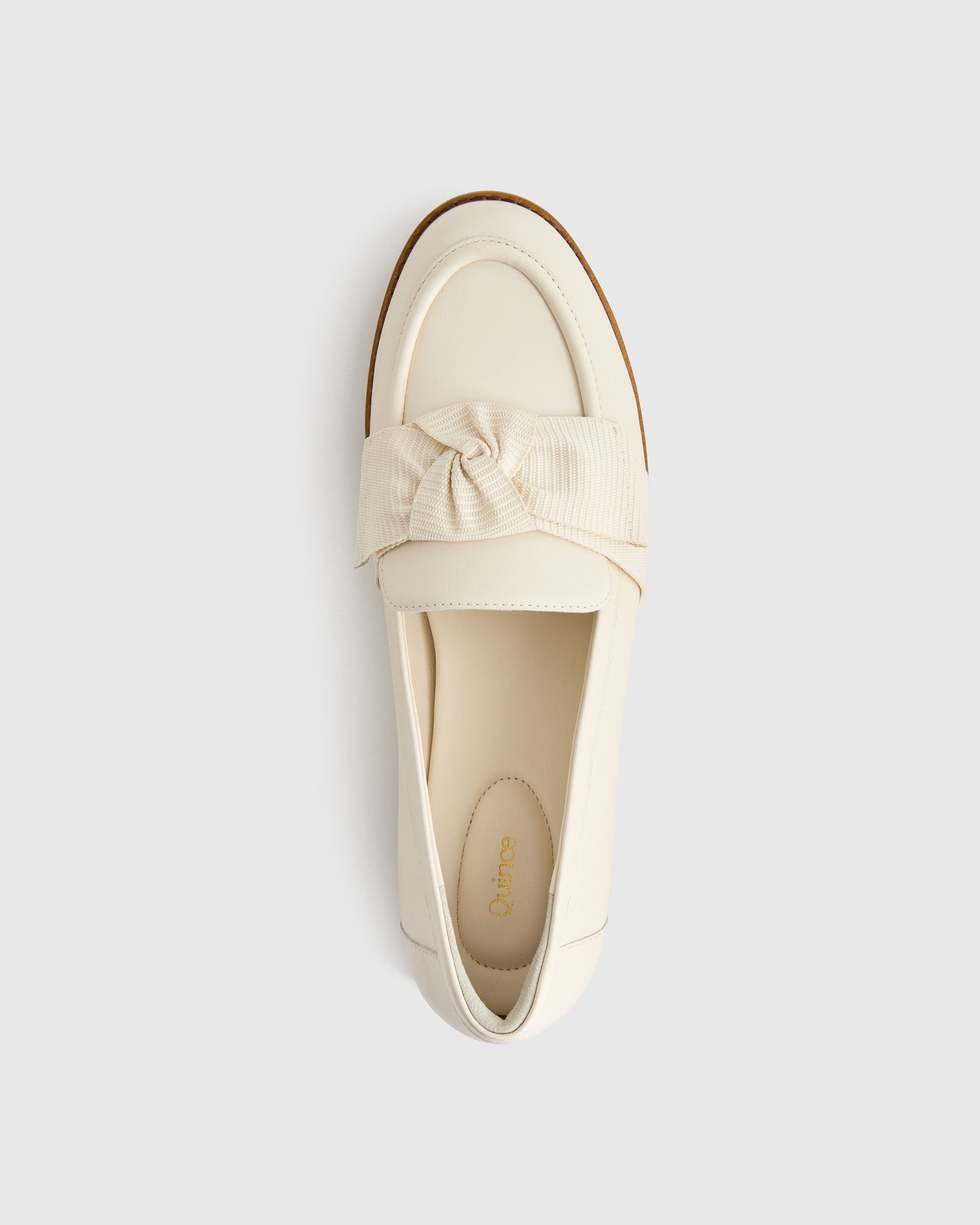 Italian Leather Bow Penny Loafer — Image 9