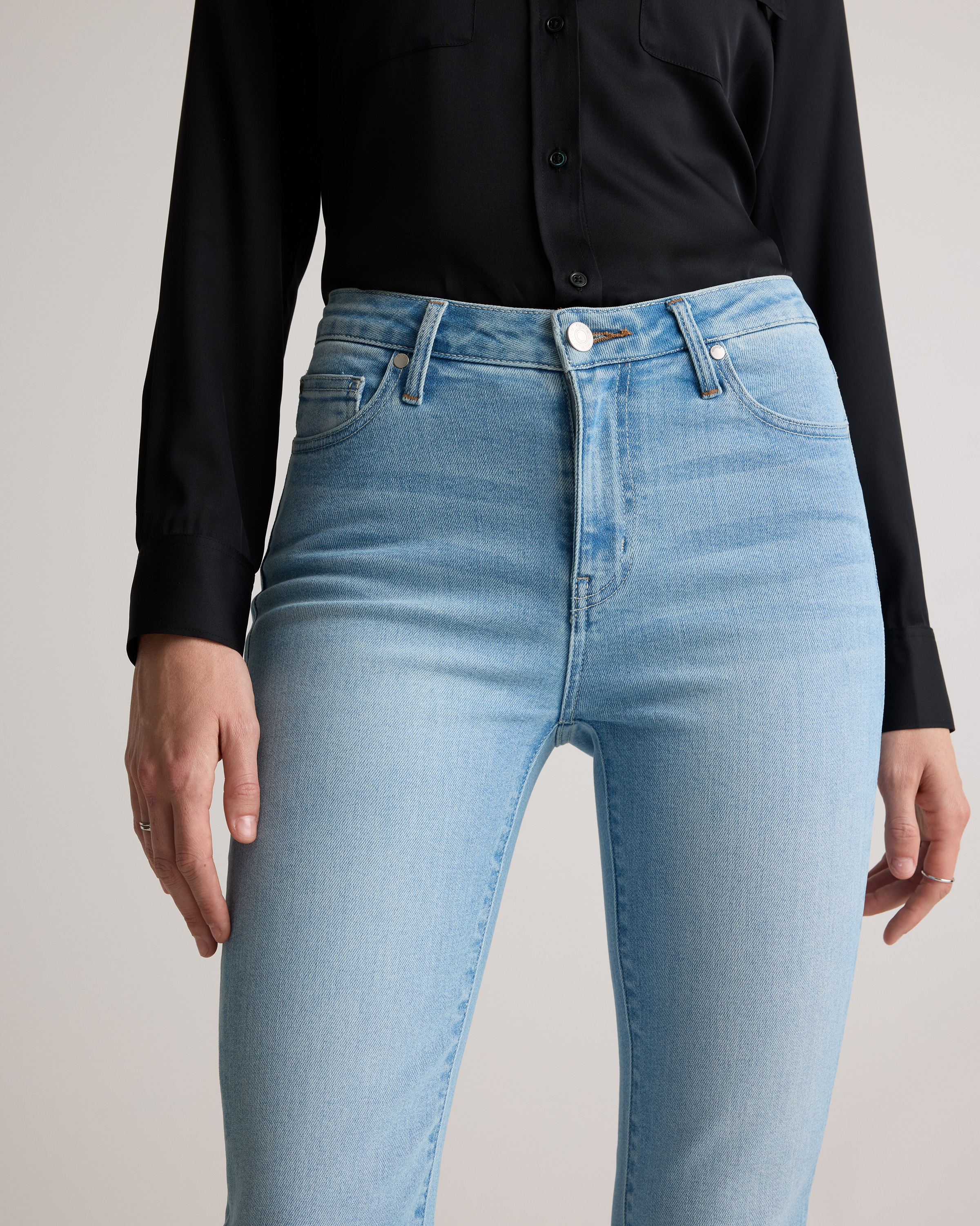 Bella Stretch Kick Flare Jeans — Image 32