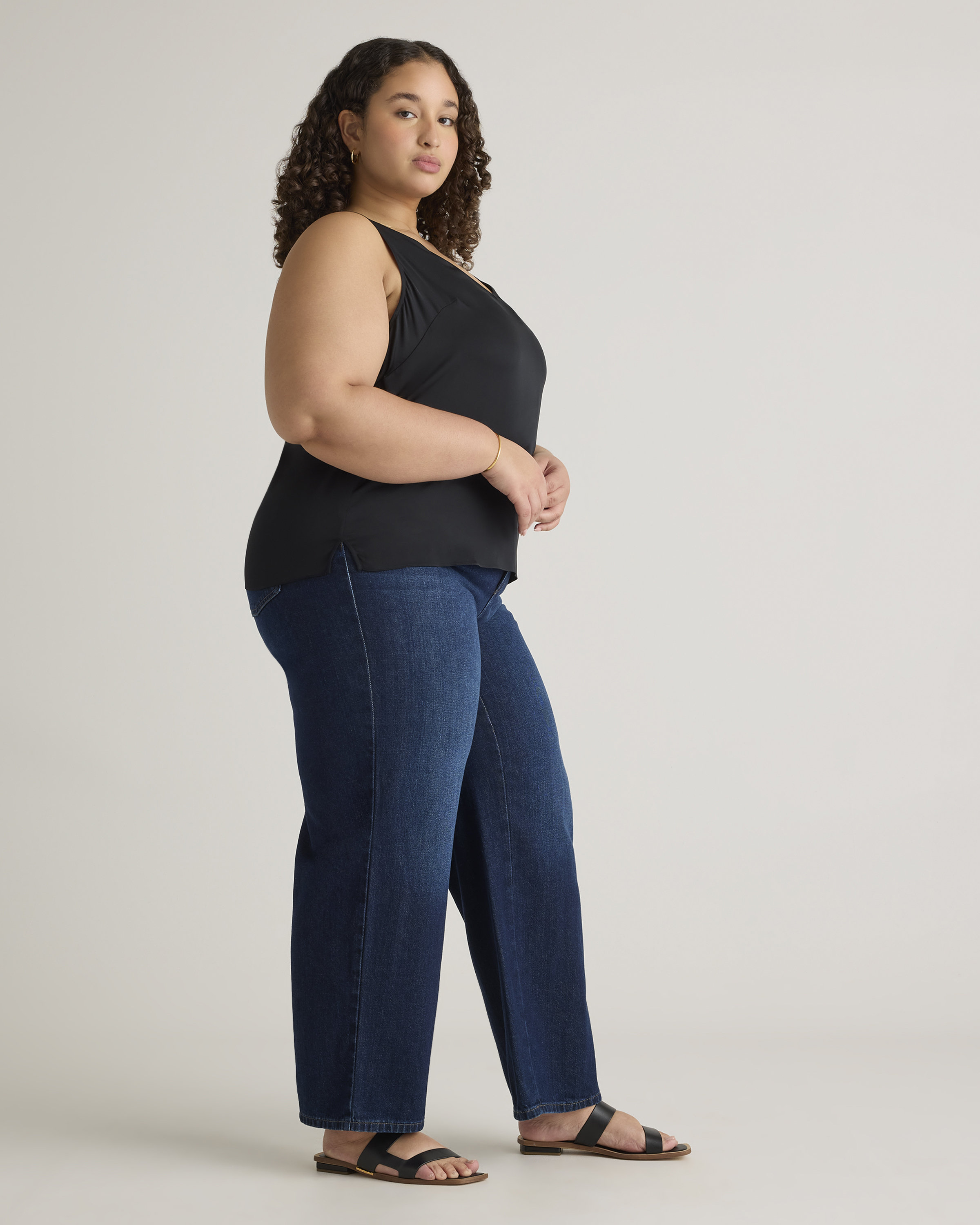 Washable Stretch Silk Tank — Image 13