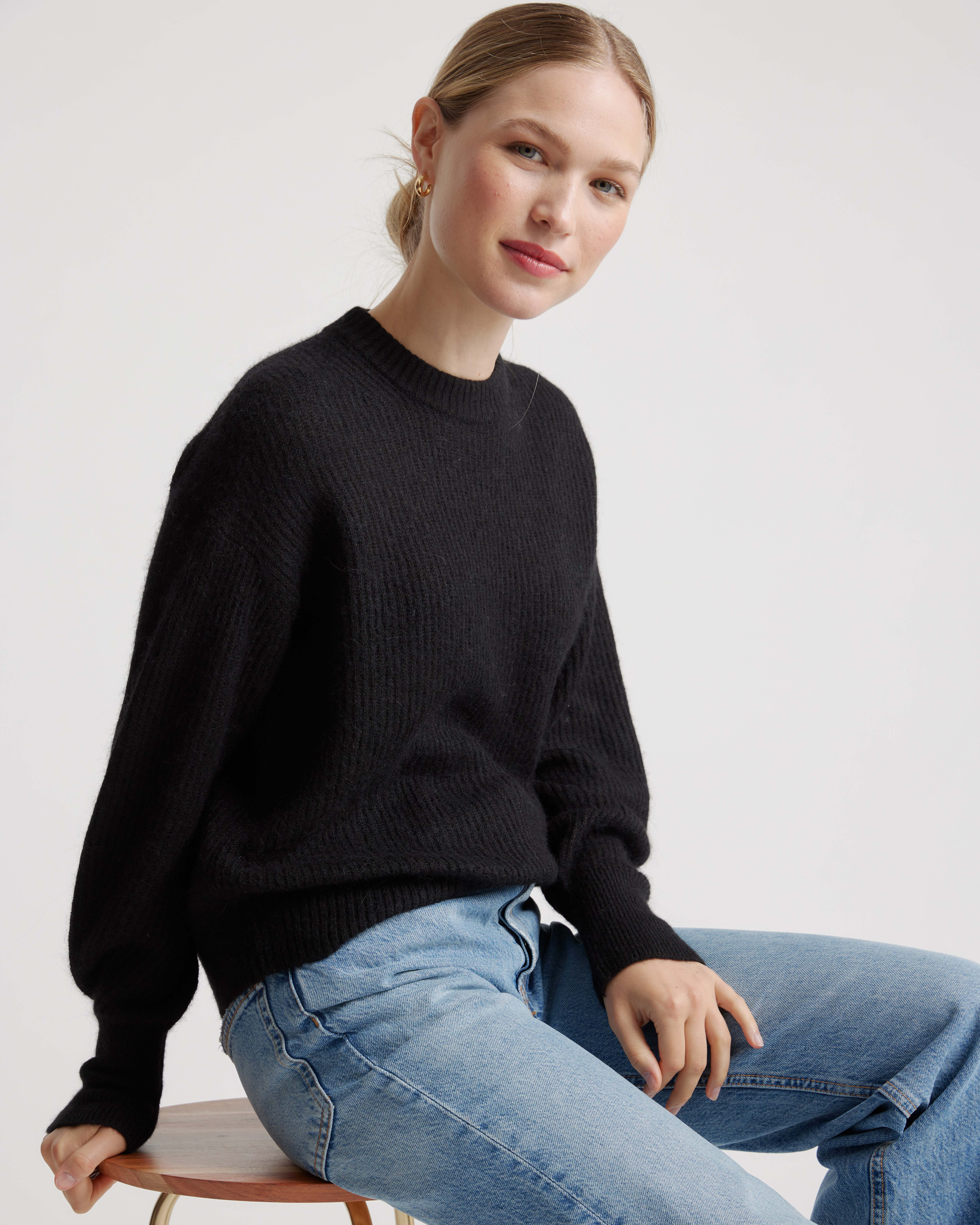 Baby Alpaca-Wool Crew — Image 4