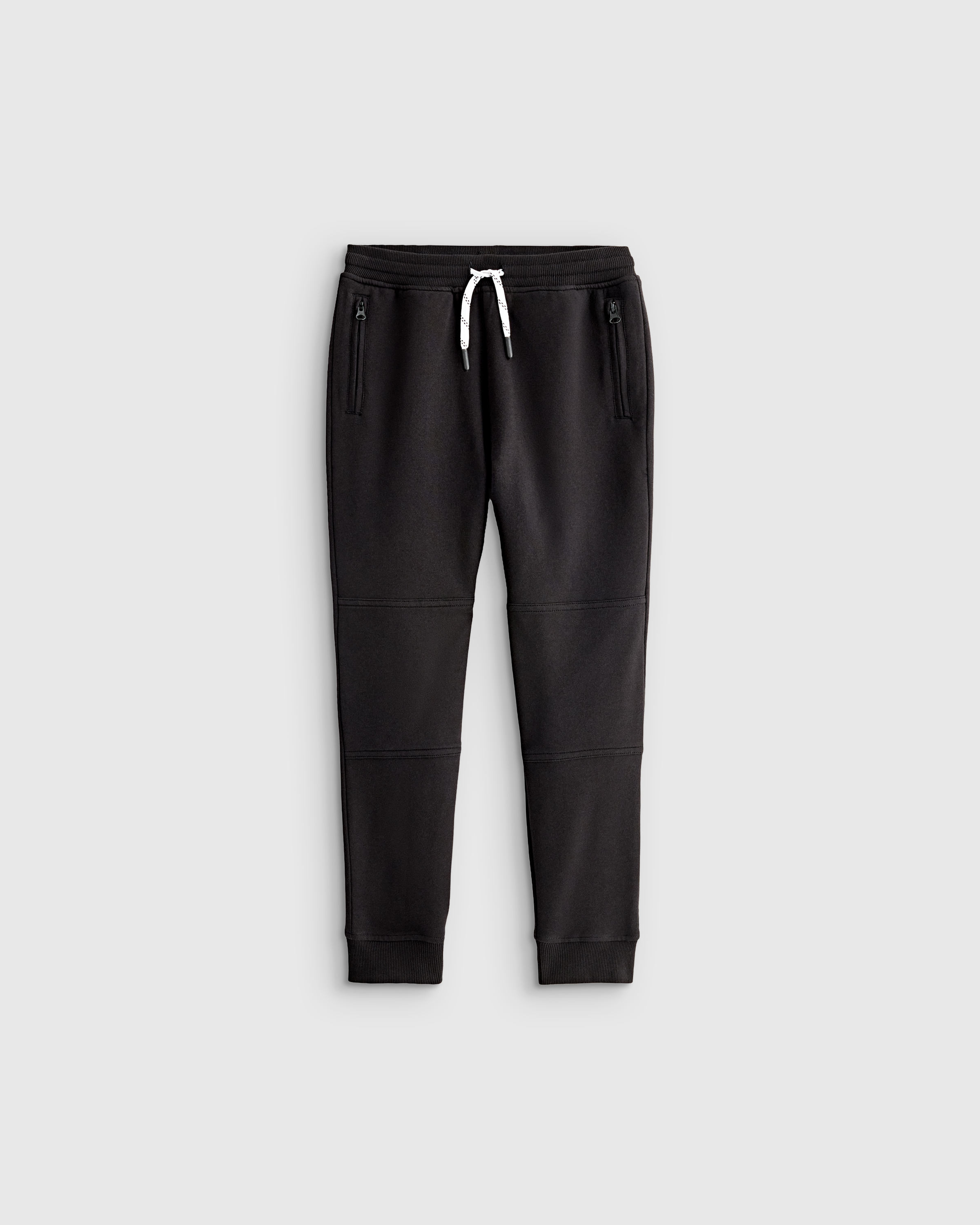 Organic Cotton French Terry Reinforced Knee Slim Jogger — Image 5