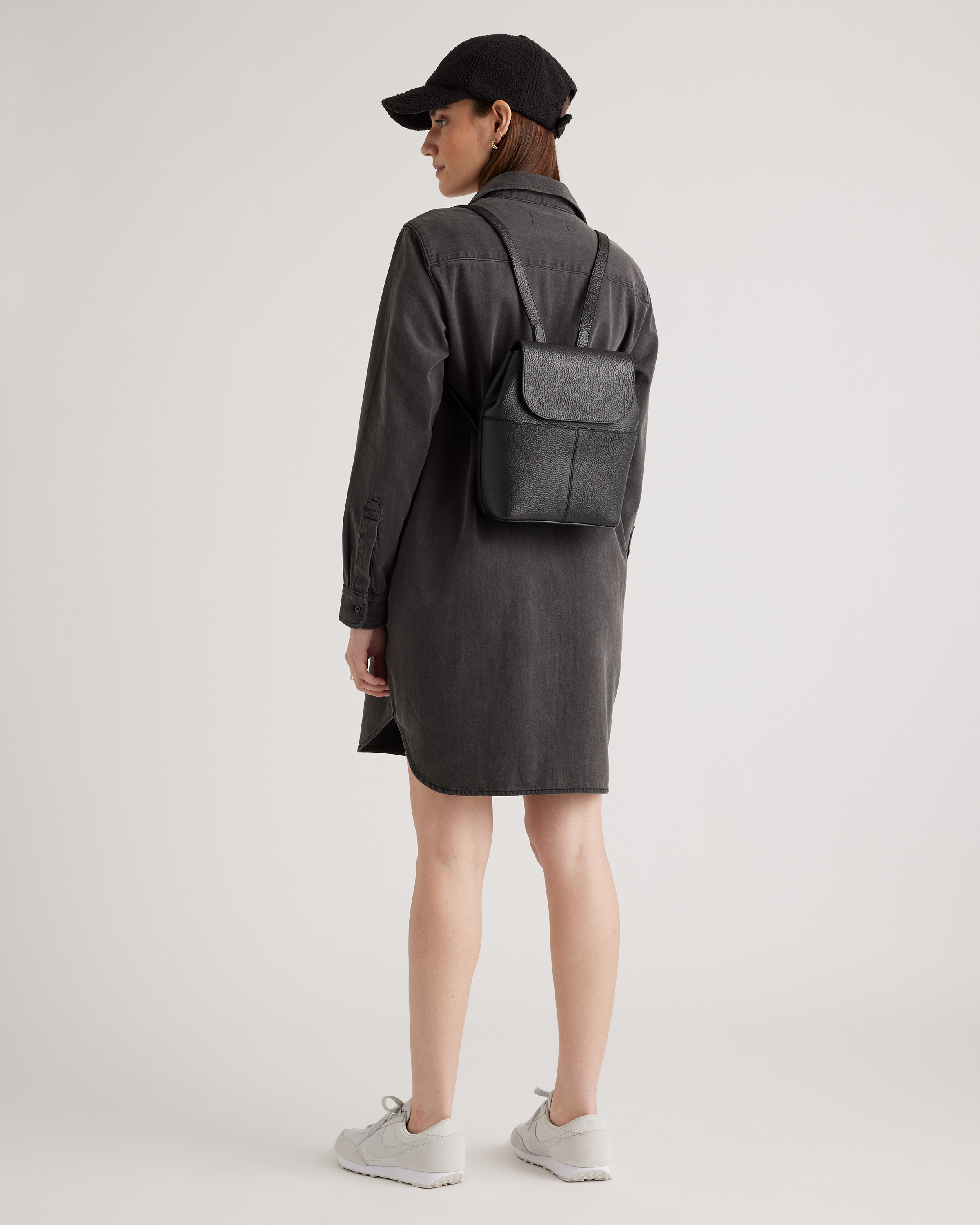 Italian Leather Small Backpack — Image 14