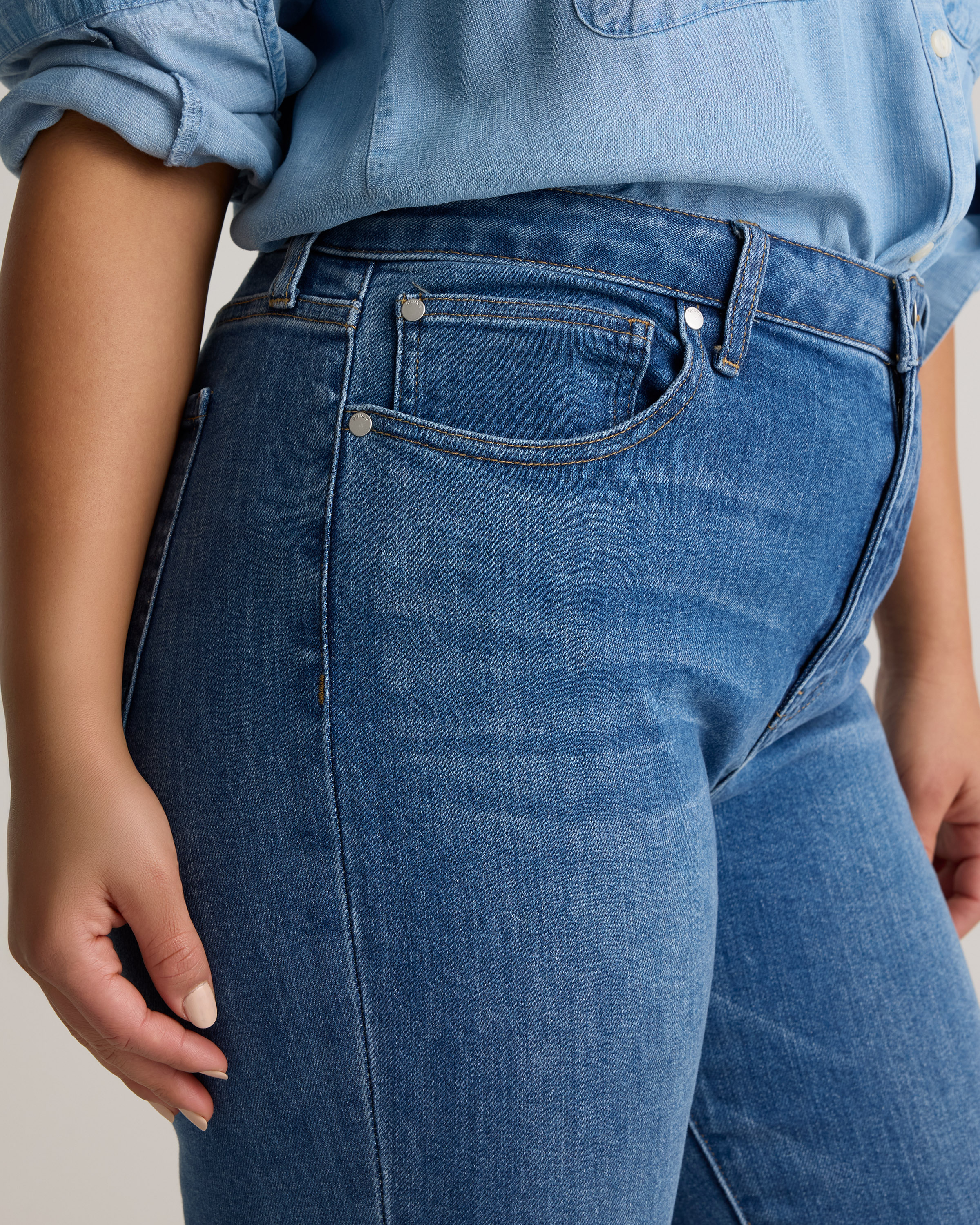 Bella Stretch Kick Flare Jeans — Image 6