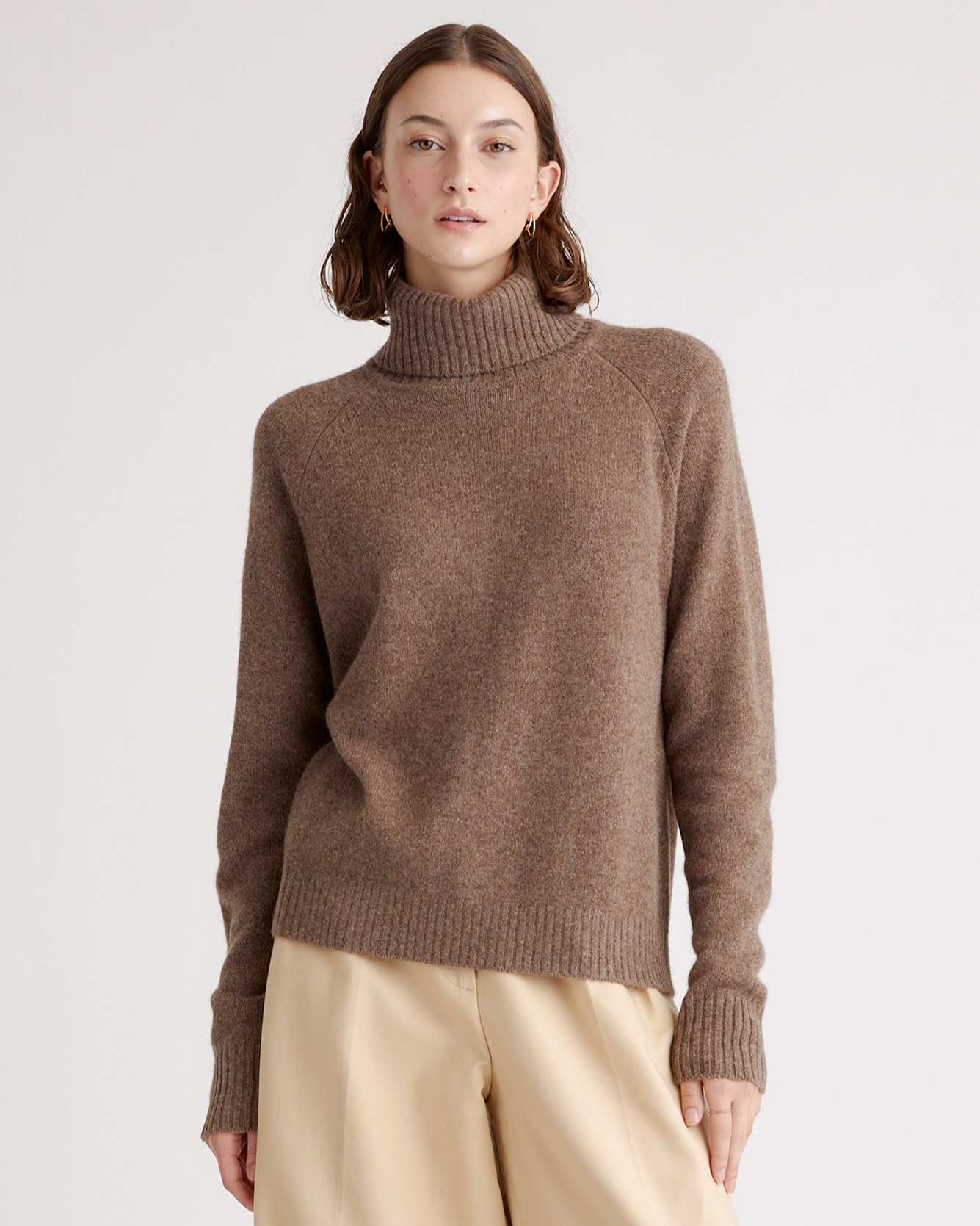 100% Yak Wool Turtleneck Sweater — Image 21