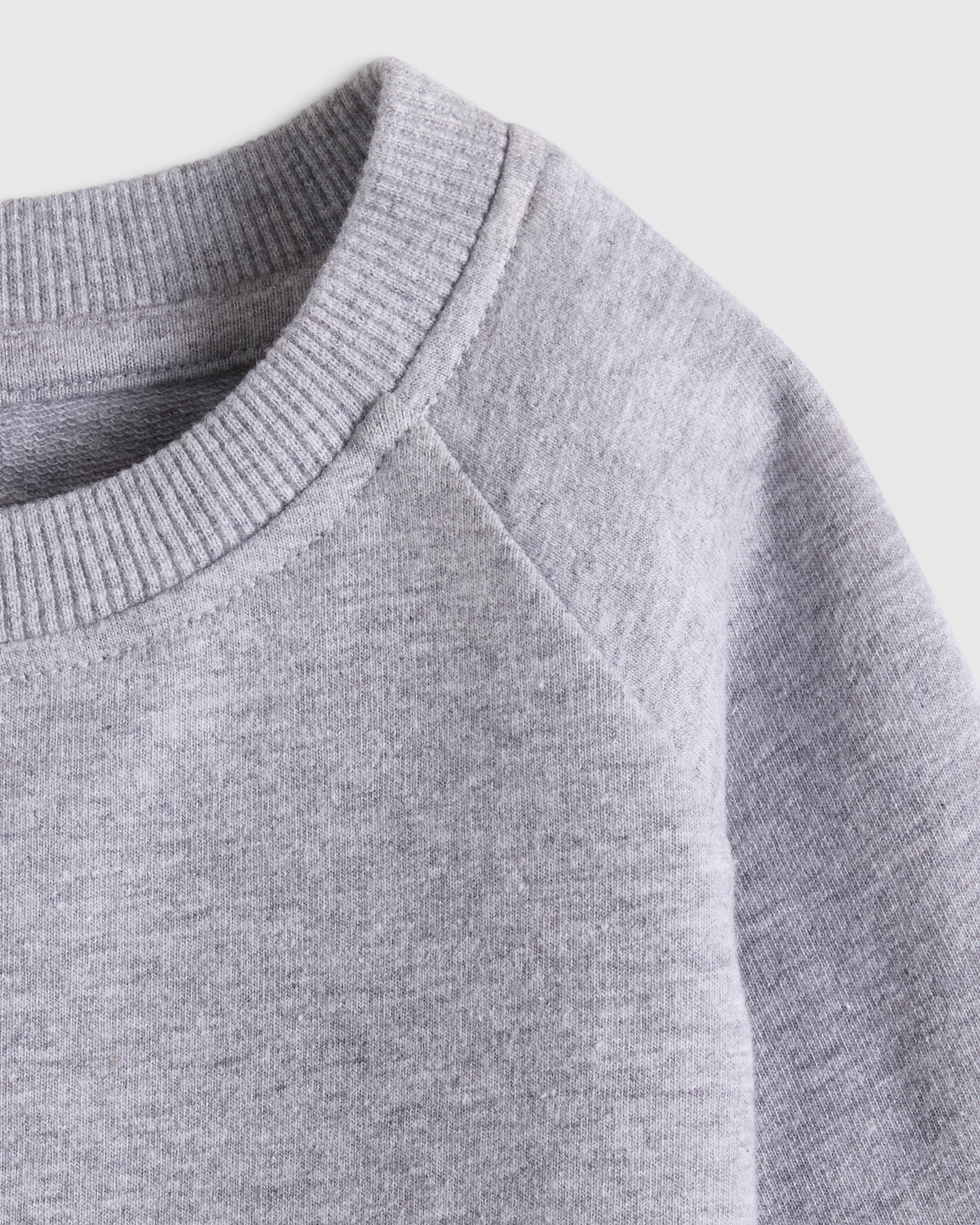 Organic Cotton French Terry Crew Neck Sweatshirt — Image 6