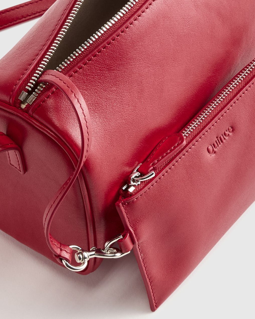 Italian Leather Mini Barrel Shoulder Bag — Image 21