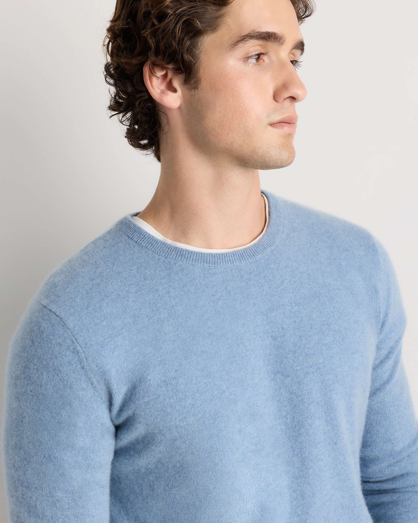Mongolian Cashmere Crewneck Sweater — Image 28