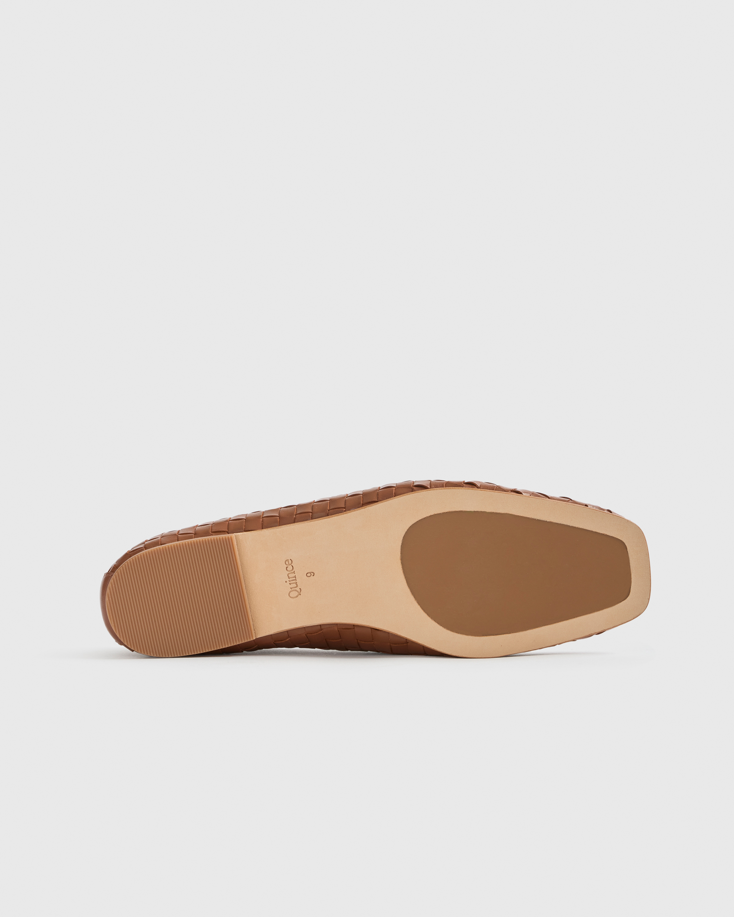 Italian Leather Handwoven Square Toe Ballet Flat — Image 16