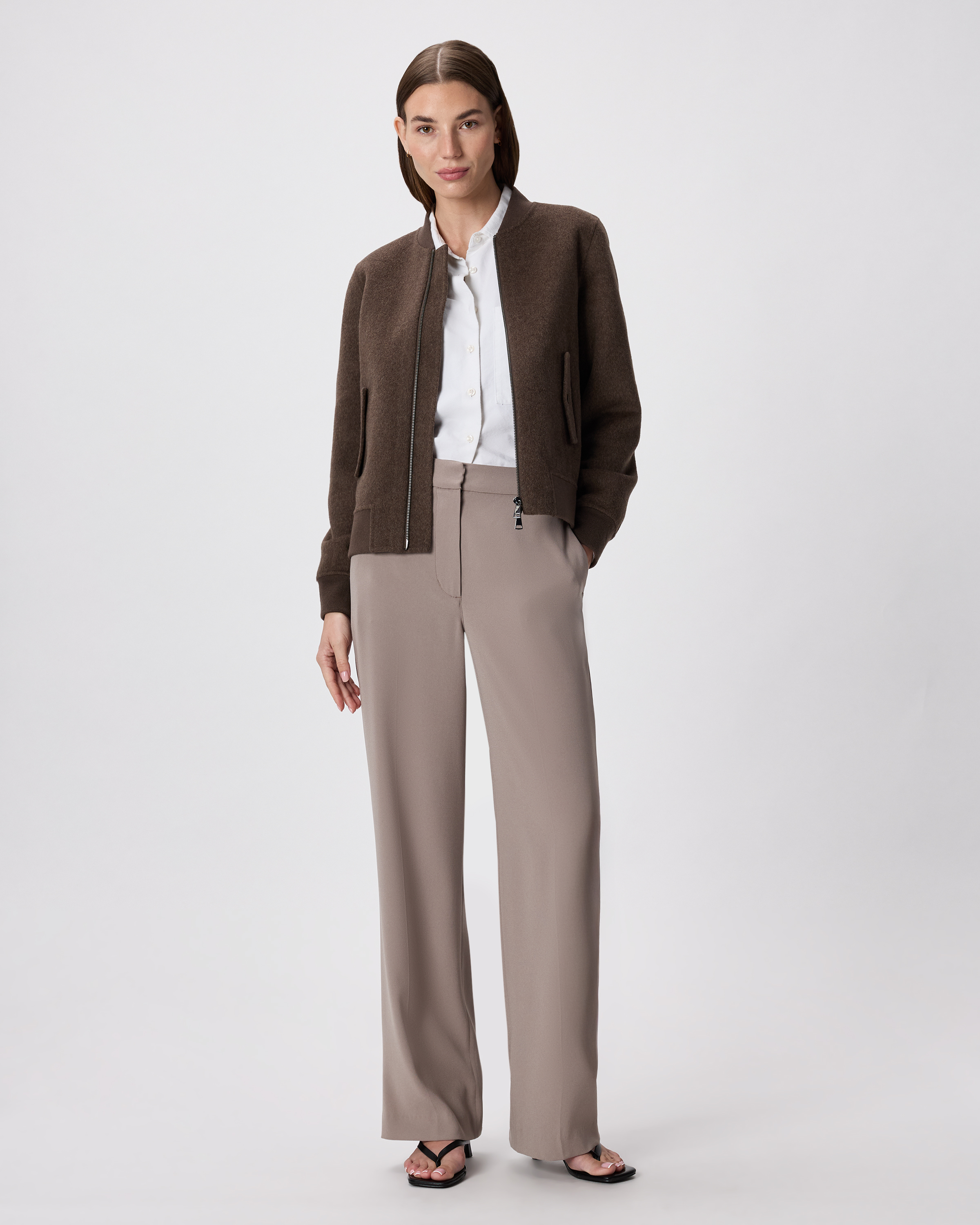 Double-Faced Merino Wool Bomber Jacket — Image 22