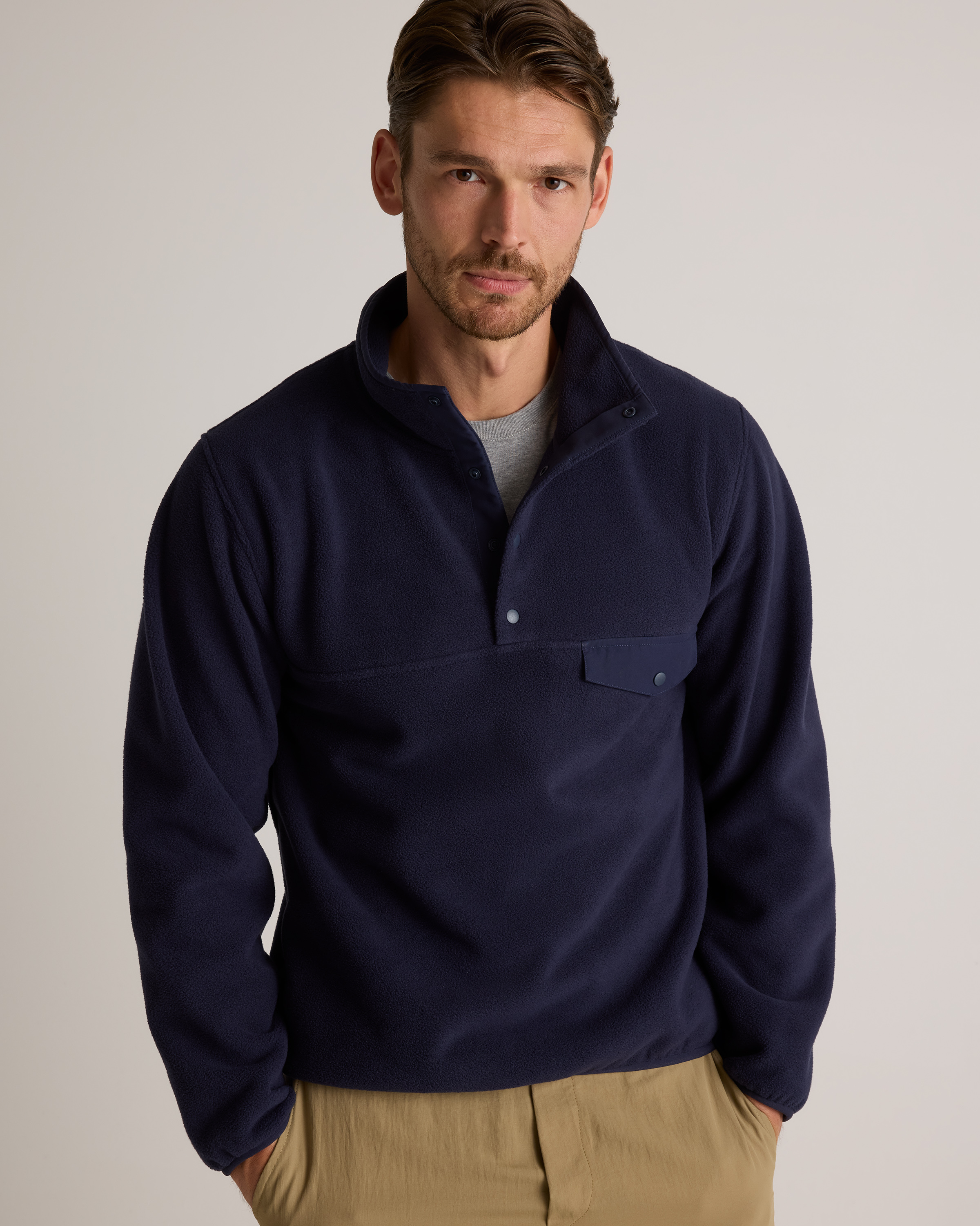 Polar Fleece Snap Pullover — Image 6