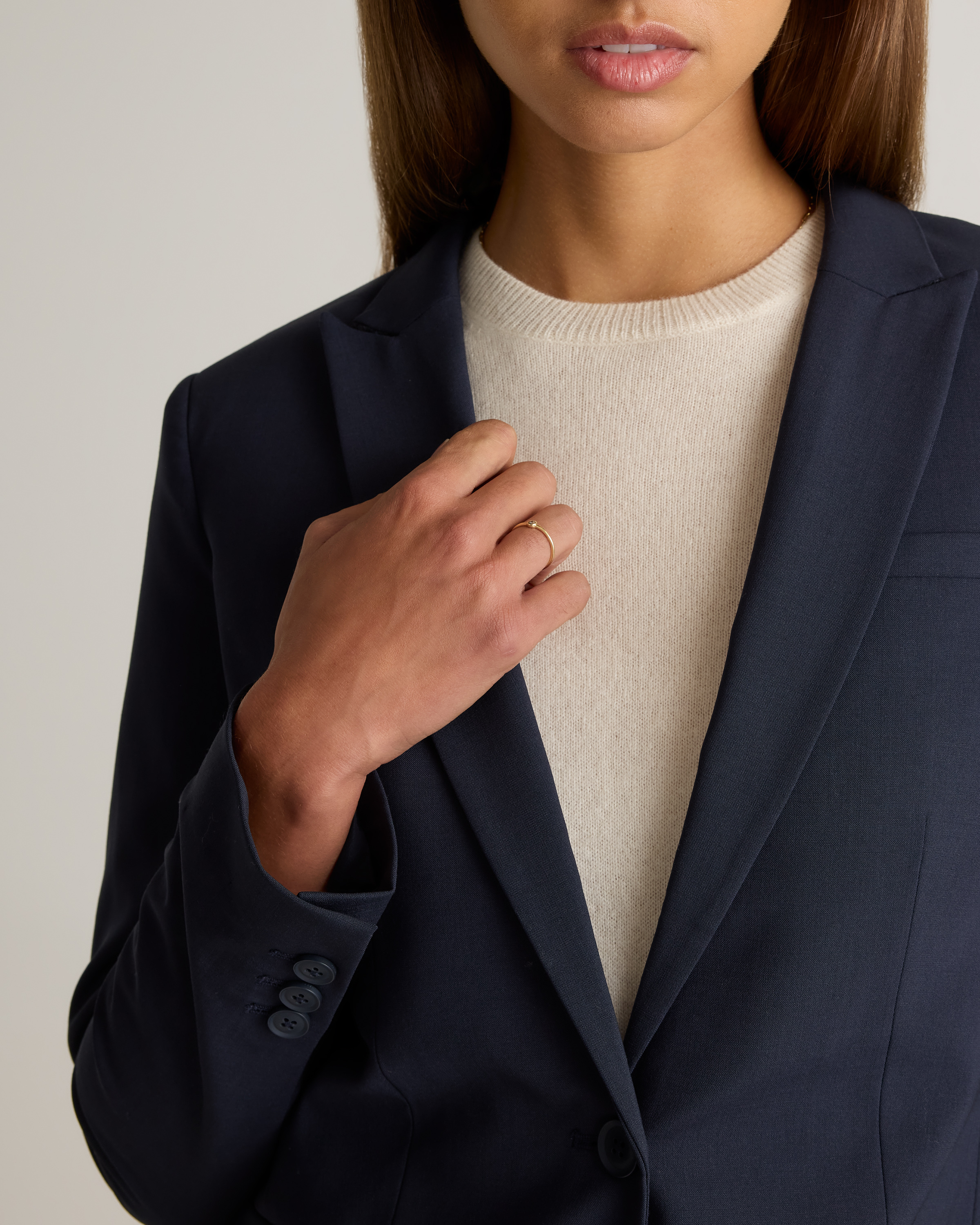 Italian Wool Tailored Blazer — Image 6