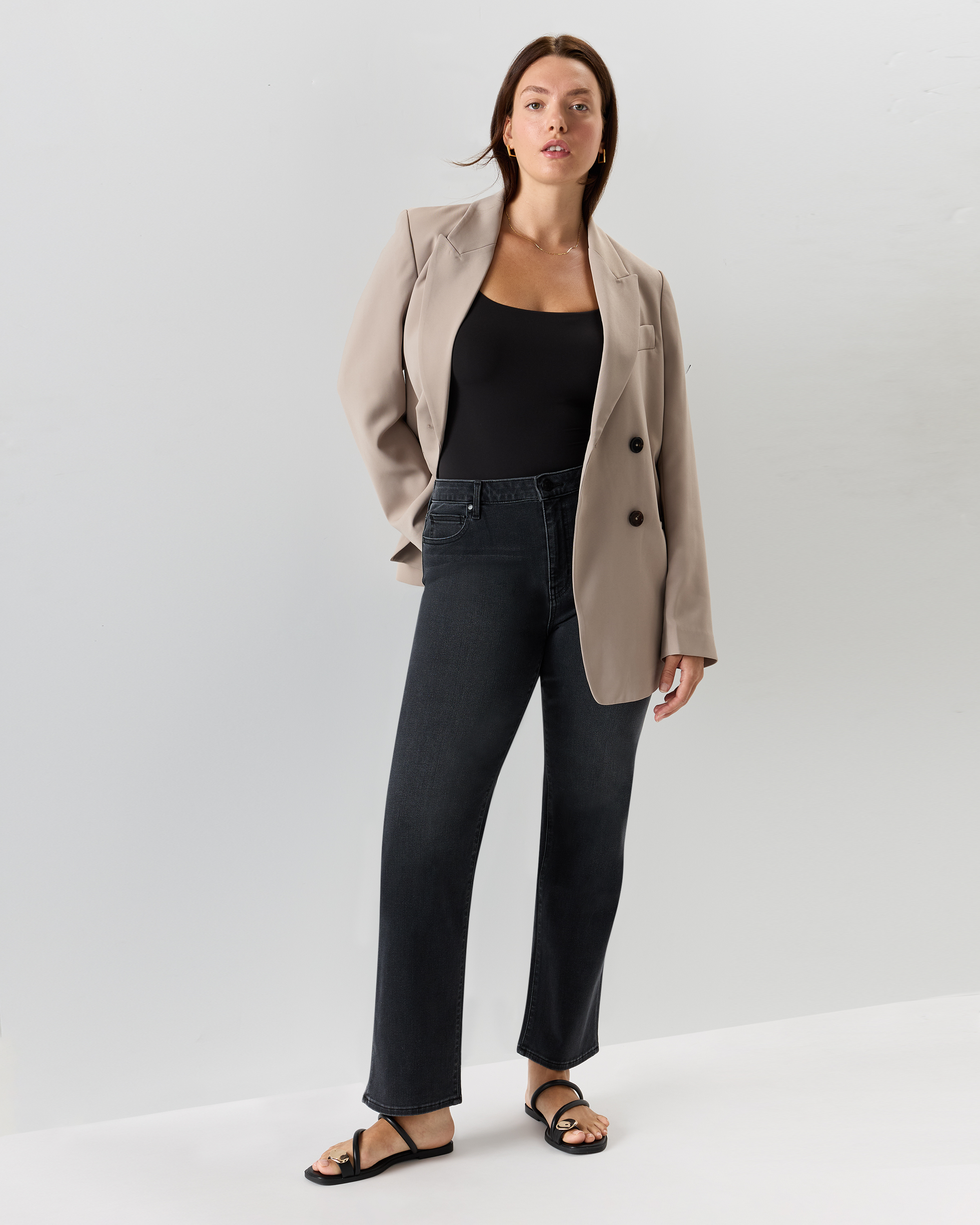 Bella Stretch Straight Jeans — Image 101