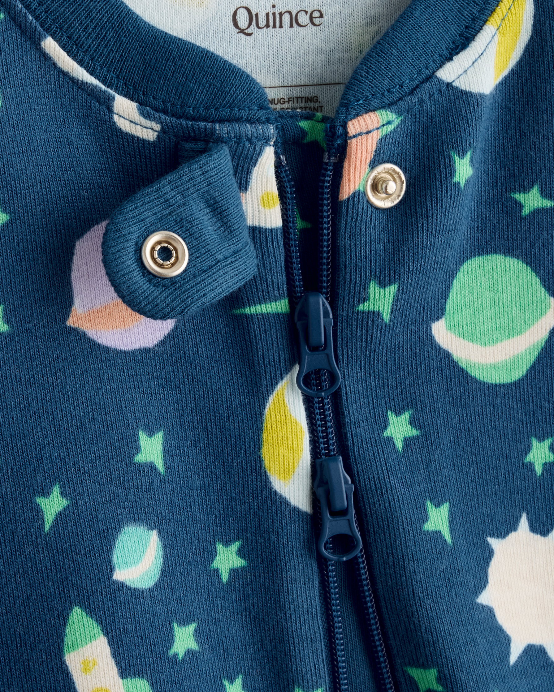 100% Organic Cotton Footie Pajama — Image 7