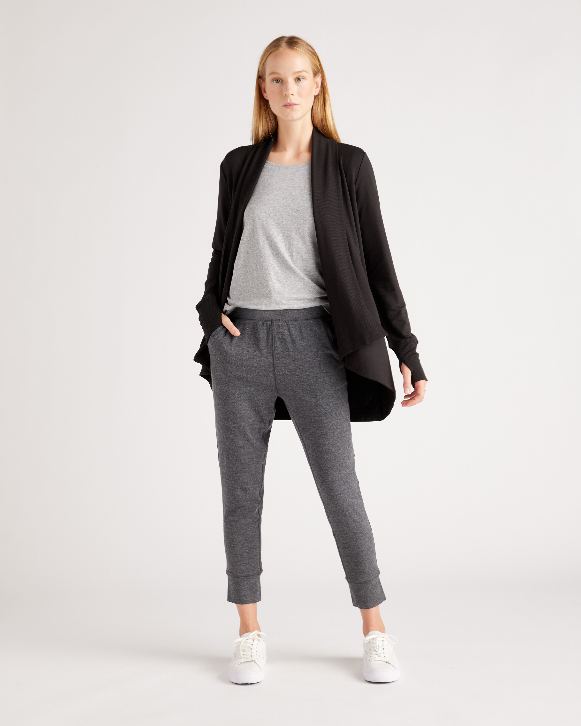 French Terry Modal Cardigan — Image 11