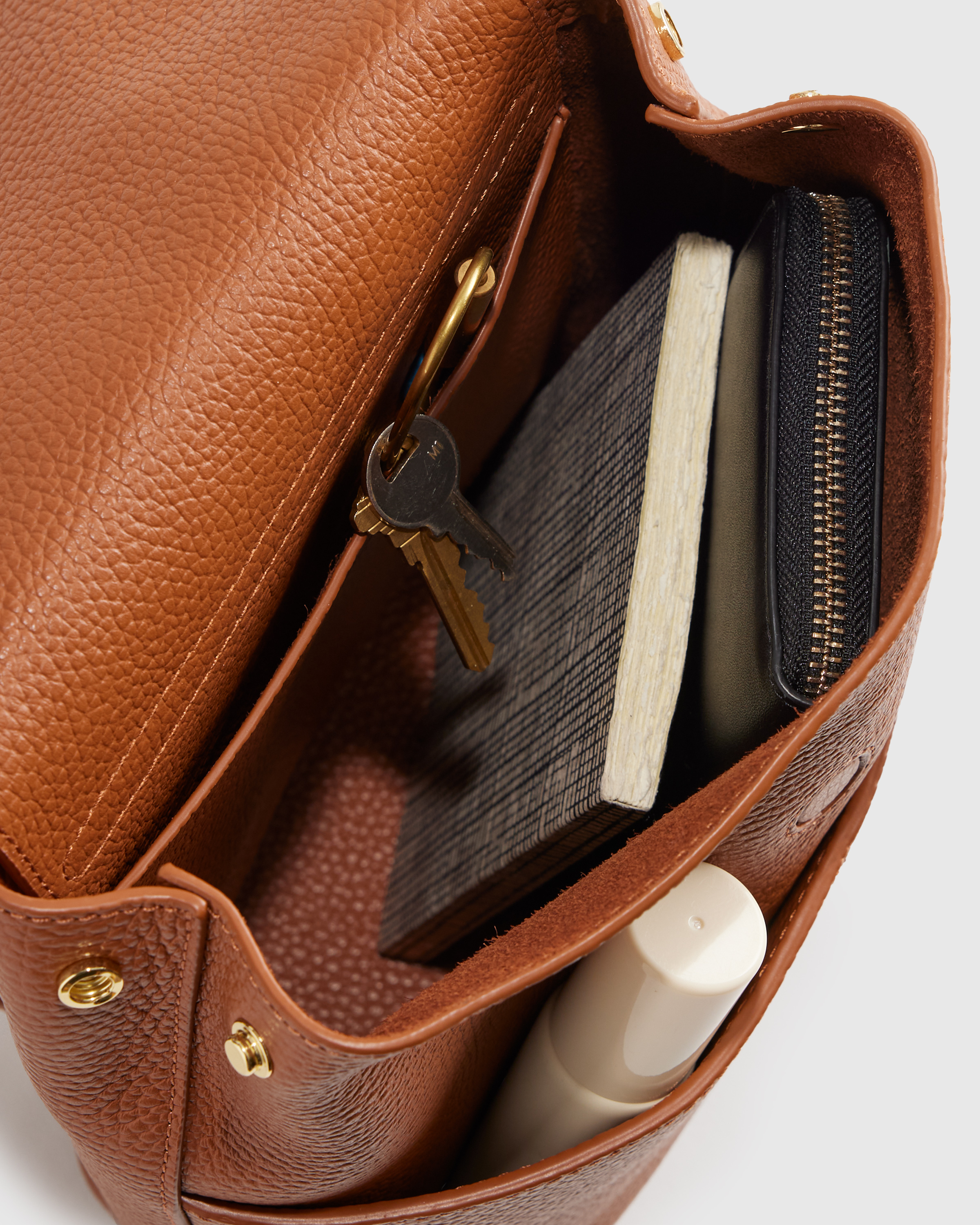 Italian Leather Small Backpack — Image 5