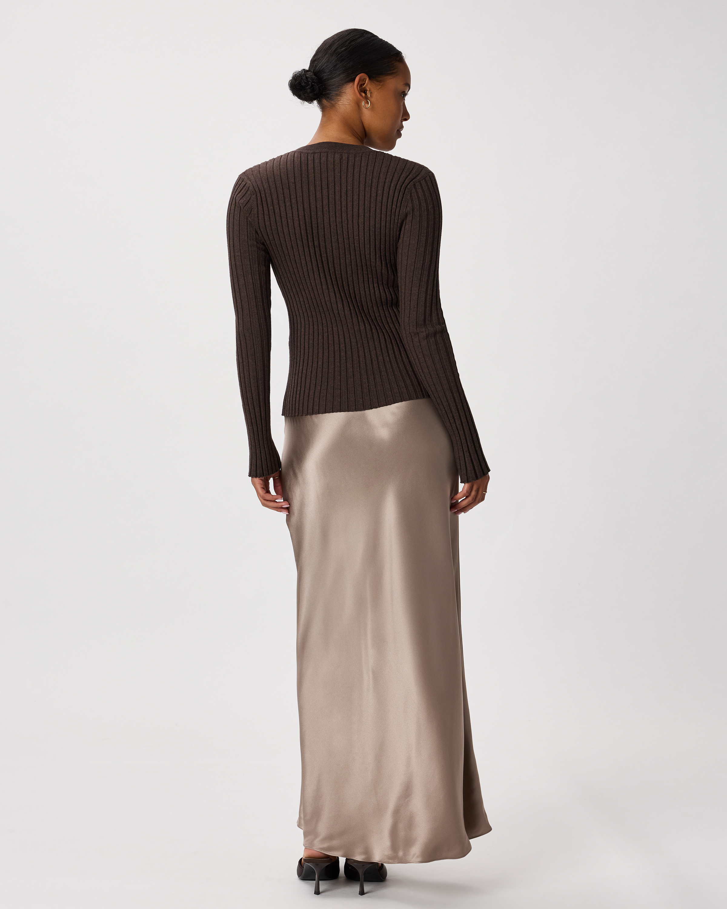 100% Washable Silk Maxi Skirt — Image 11