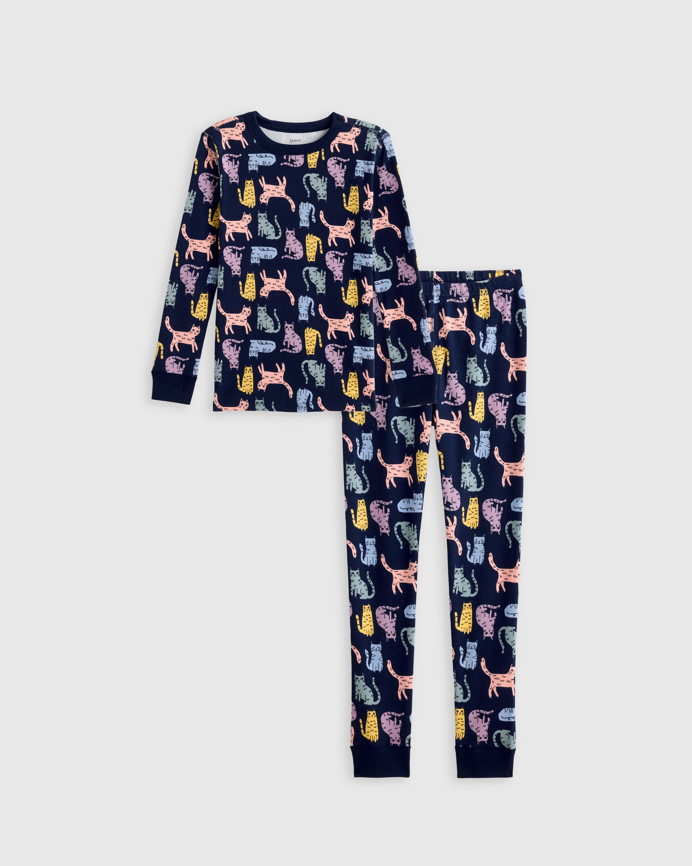 100% Organic Cotton Long Sleeve and Pant Pajama Set — Image 6
