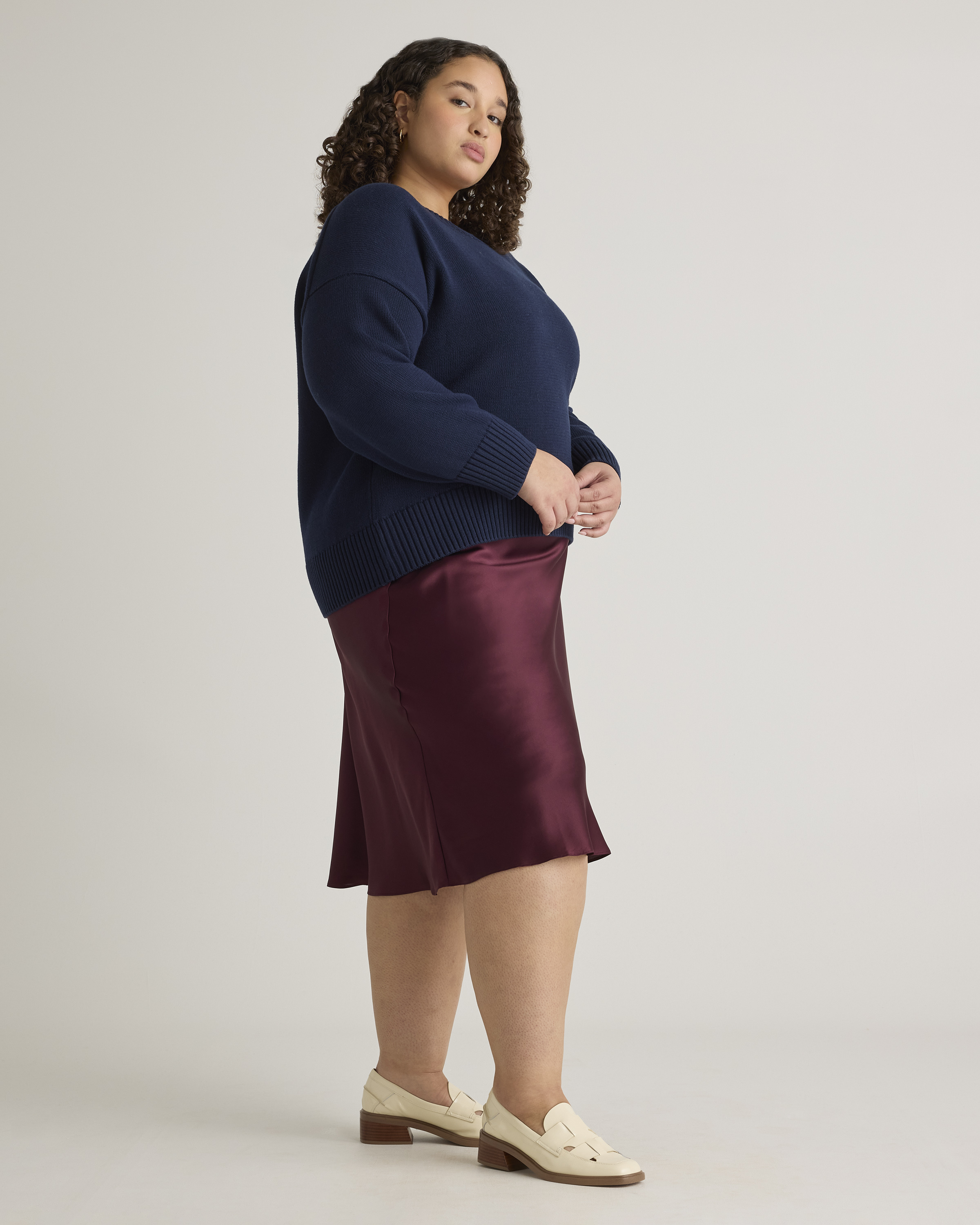 100% Organic Cotton Boyfriend Crew Sweater — Image 27