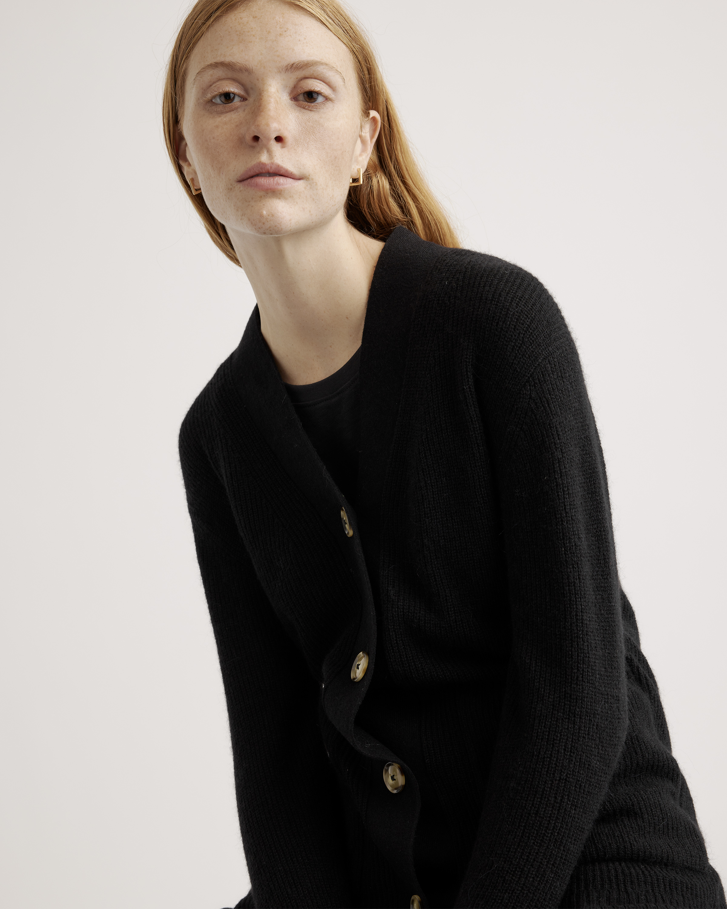 Baby Alpaca-Wool Oversized Cardigan — Image 6