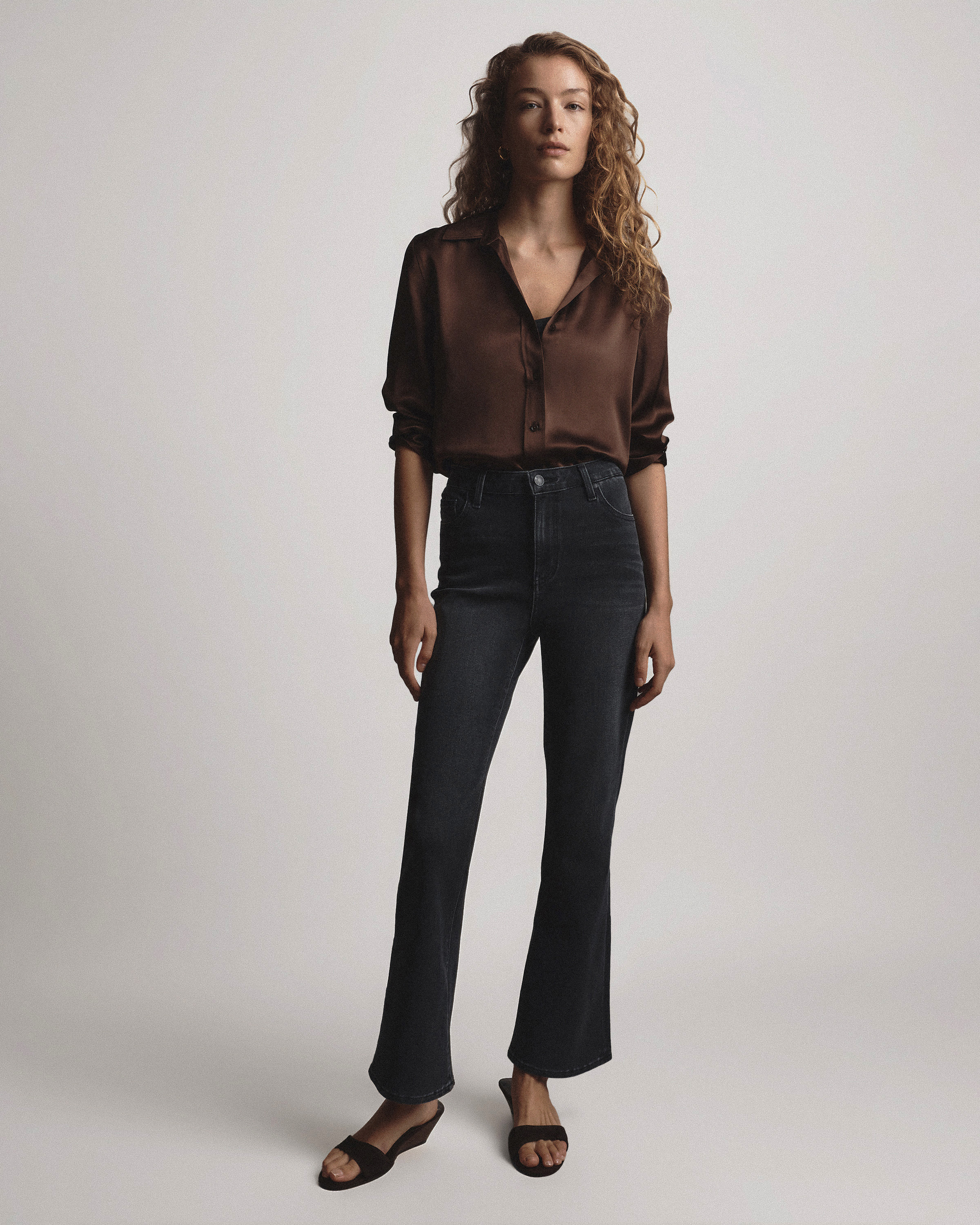 Bella Stretch Kick Flare Jeans — Image 34